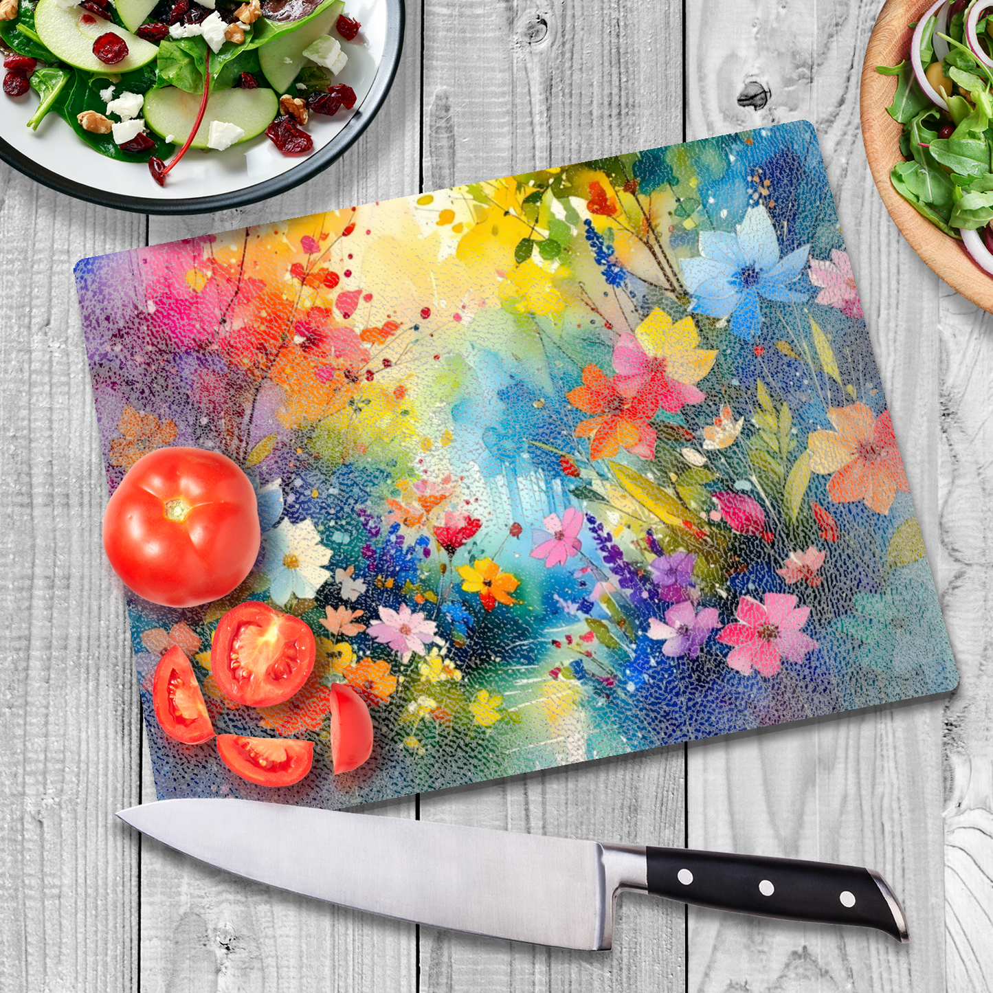 Glass Chopping Board CB6, Heat Resistant, Textured Surface, Available In 2 Sizes...