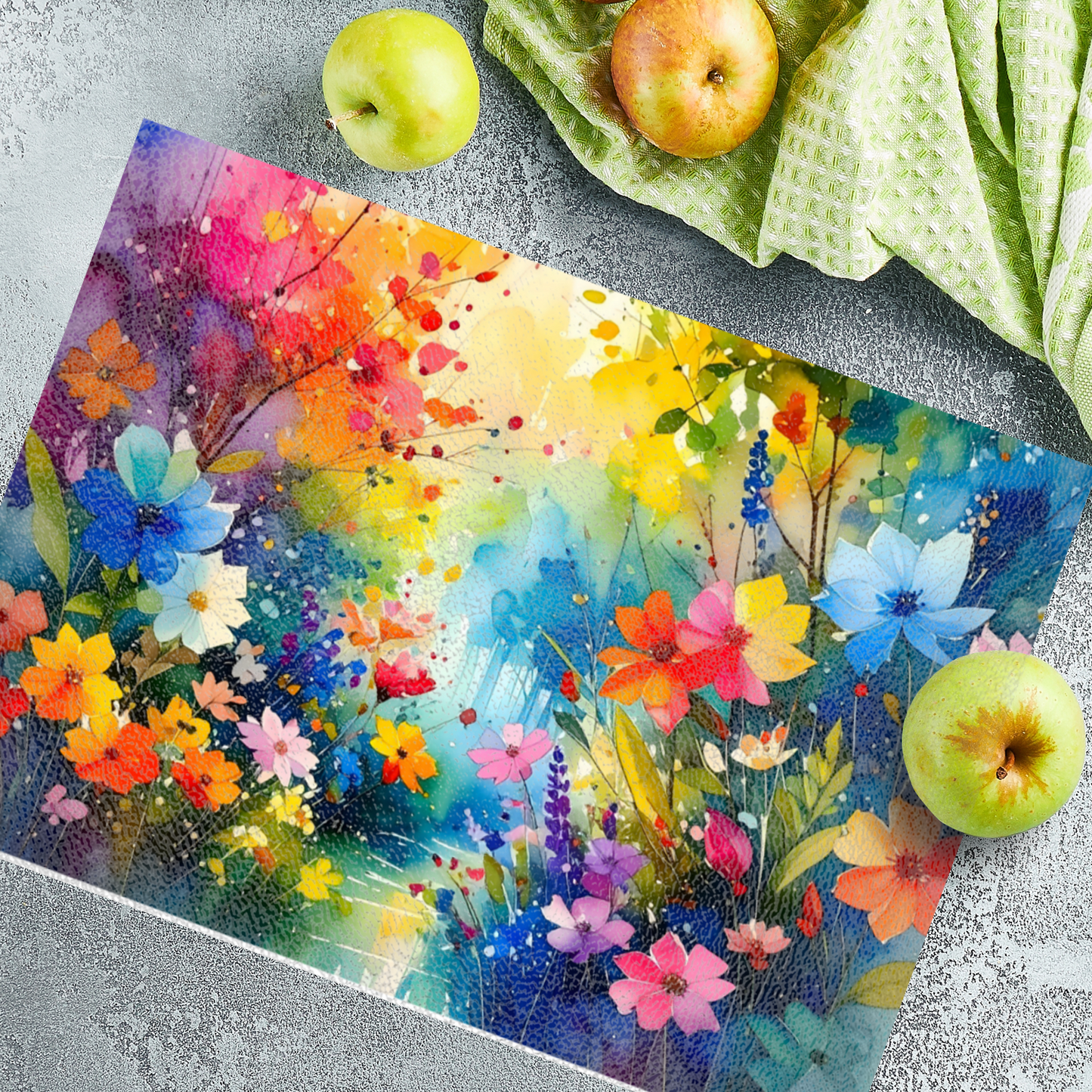 Glass Chopping Board CB6, Heat Resistant, Textured Surface, Available In 2 Sizes...