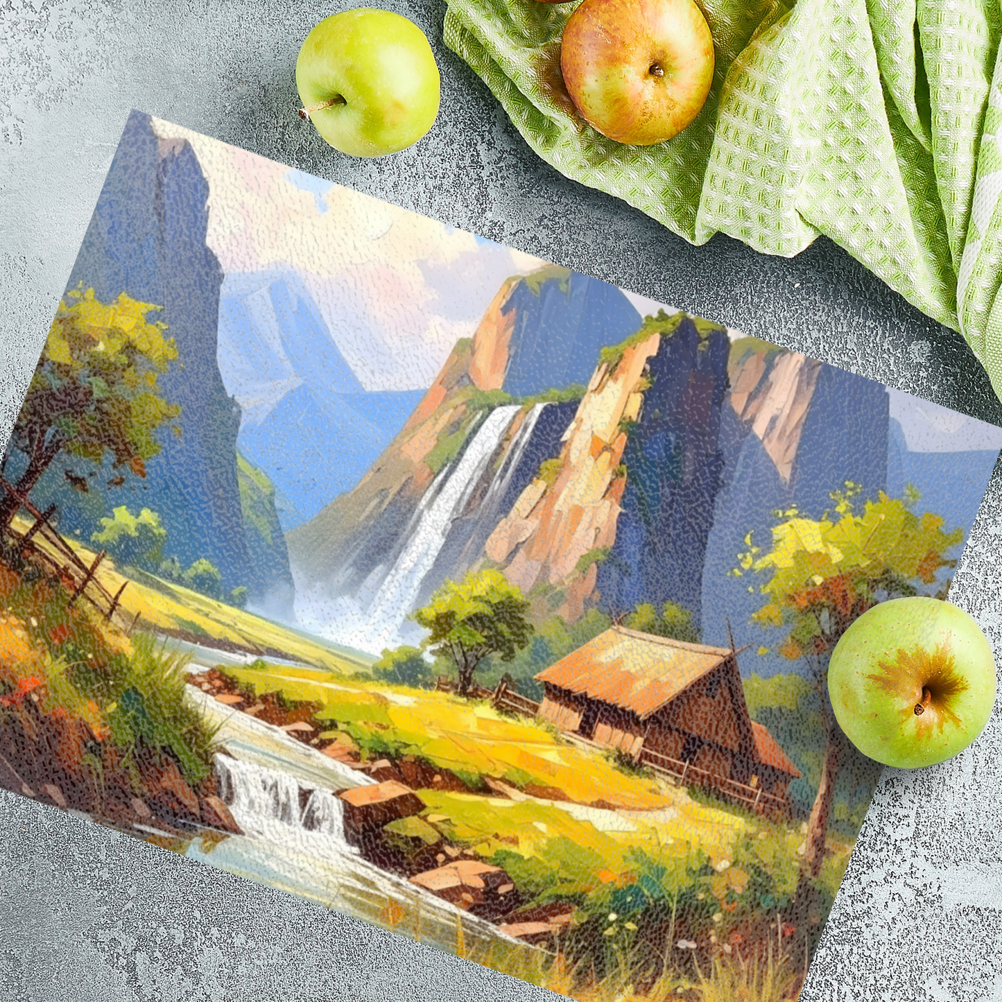Glass Chopping Board CB7, Heat Resistant, Textured Surface, Available In 2 Sizes...