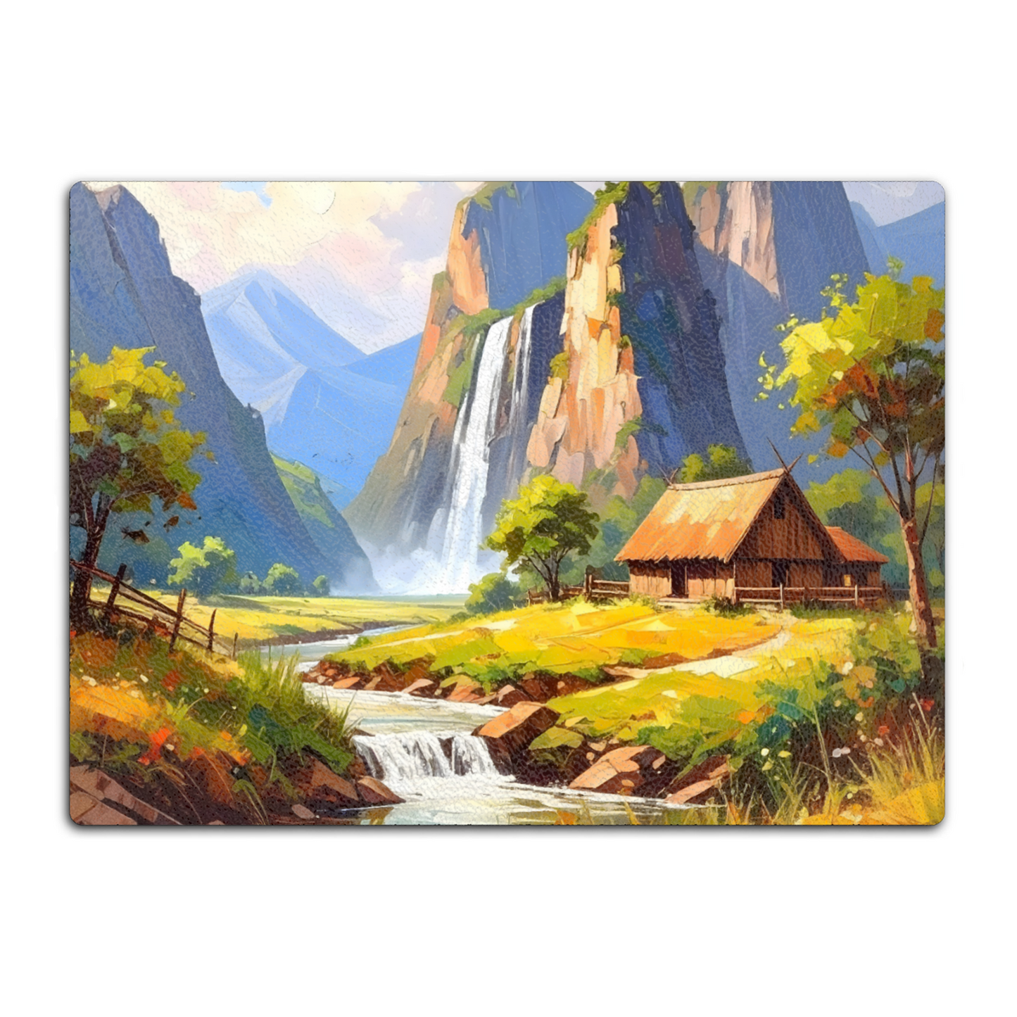 Glass Chopping Board CB7, Heat Resistant, Textured Surface, Available In 2 Sizes...