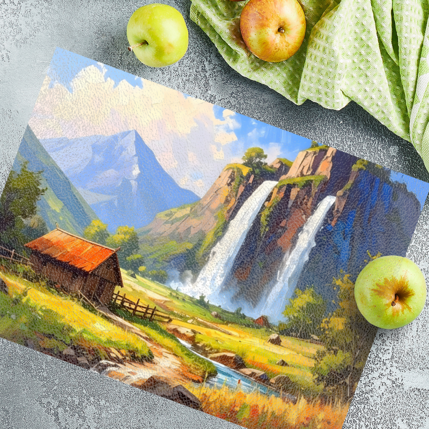 Glass Chopping Board CB8, Heat Resistant, Textured Surface, Available In 2 Sizes...