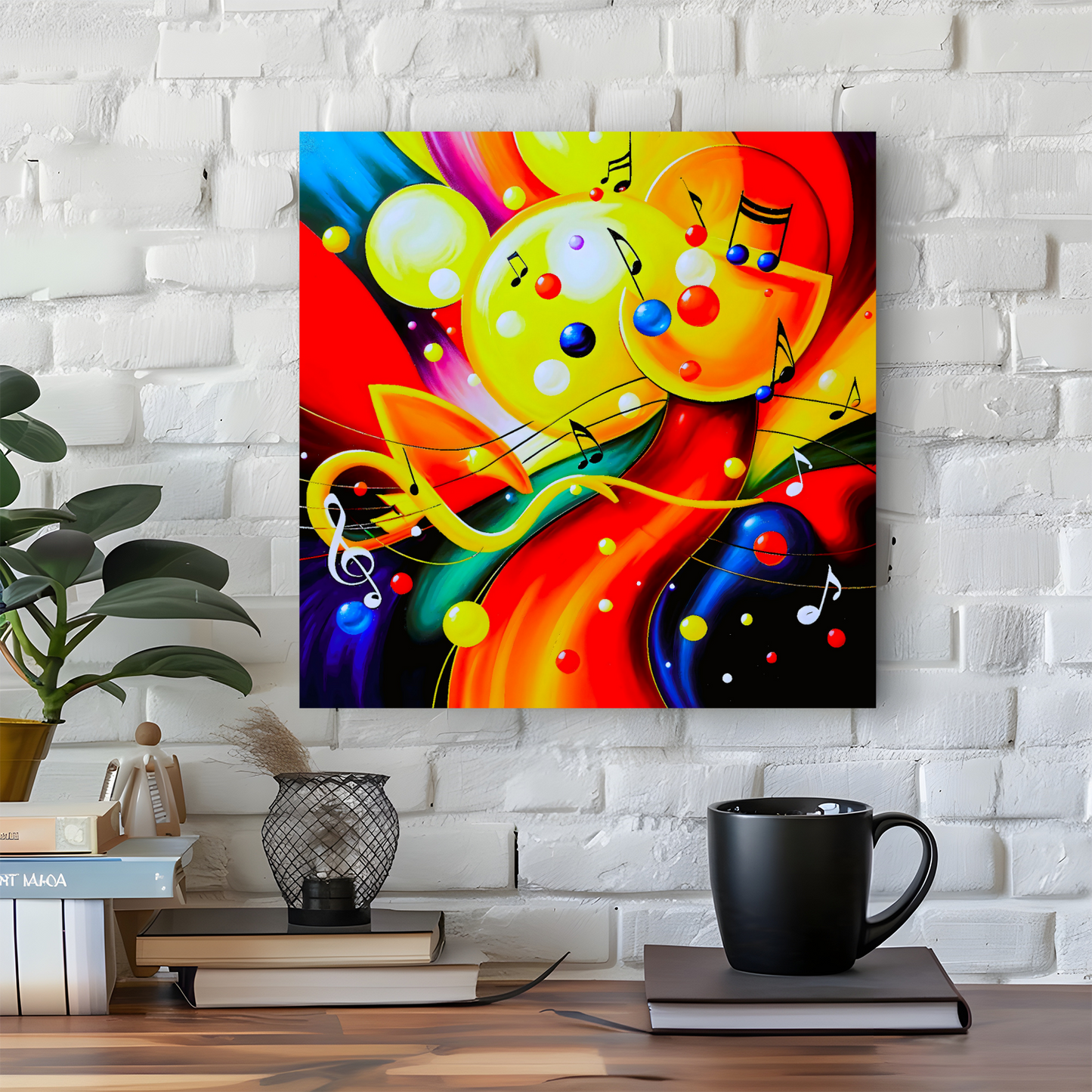Abstract Circles 3, Printed On Canvas, Vivid Colours, Art Prints, Box Canvas, Unique Images, A Gift To Last A Lifetime...