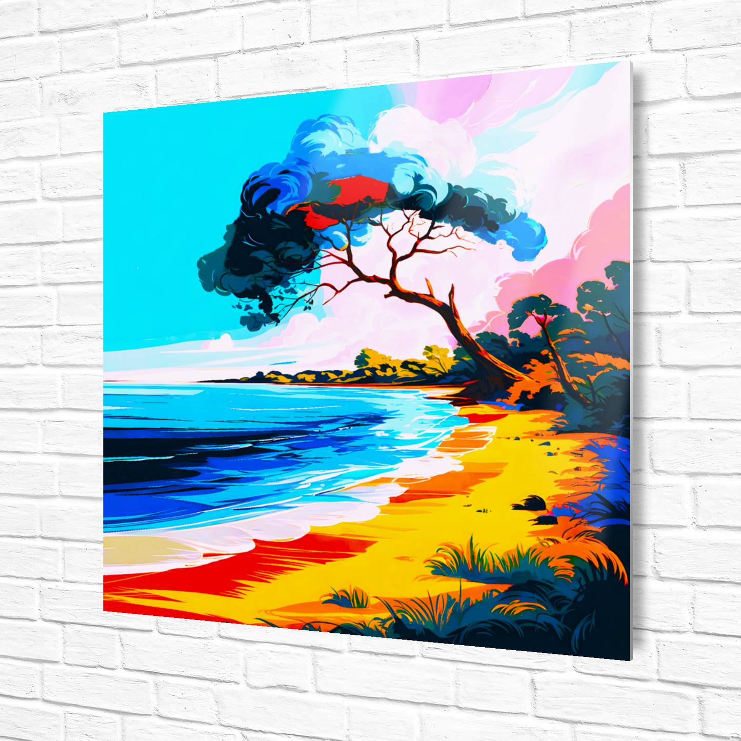 Tropical Beach 3, Printed On High Gloss Aluminium To Enhance Colours And Detail, Unique Images, A Gift To Last A Lifetime...