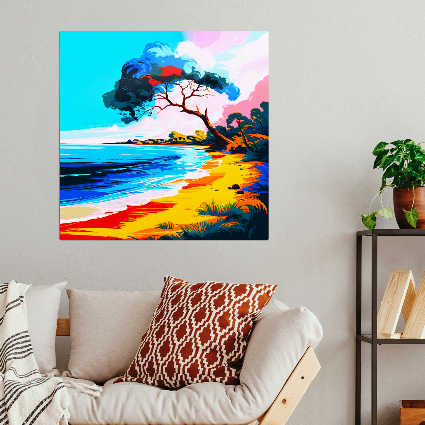 Tropical Beach 3, Printed On High Gloss Aluminium To Enhance Colours And Detail, Unique Images, A Gift To Last A Lifetime...