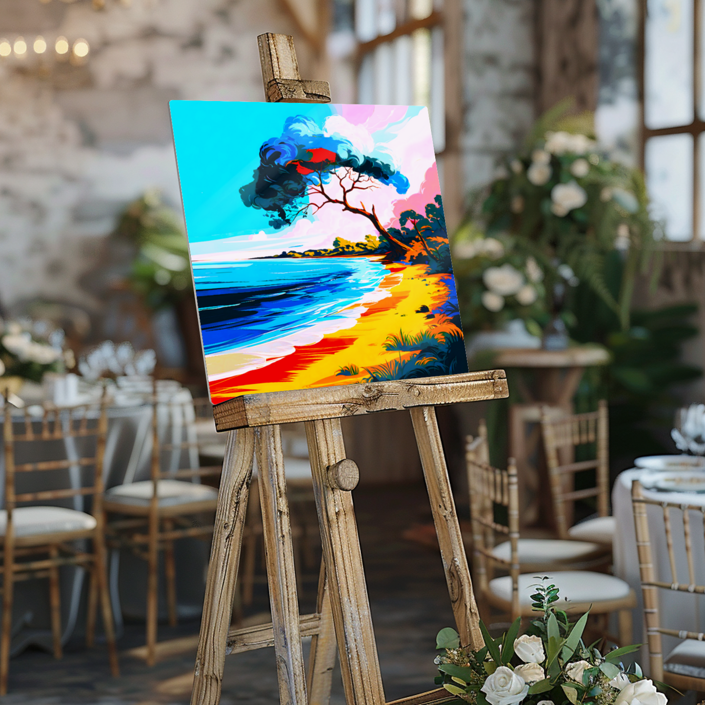 Tropical Beach 3, Printed On High Gloss Aluminium To Enhance Colours And Detail, Unique Images, A Gift To Last A Lifetime...