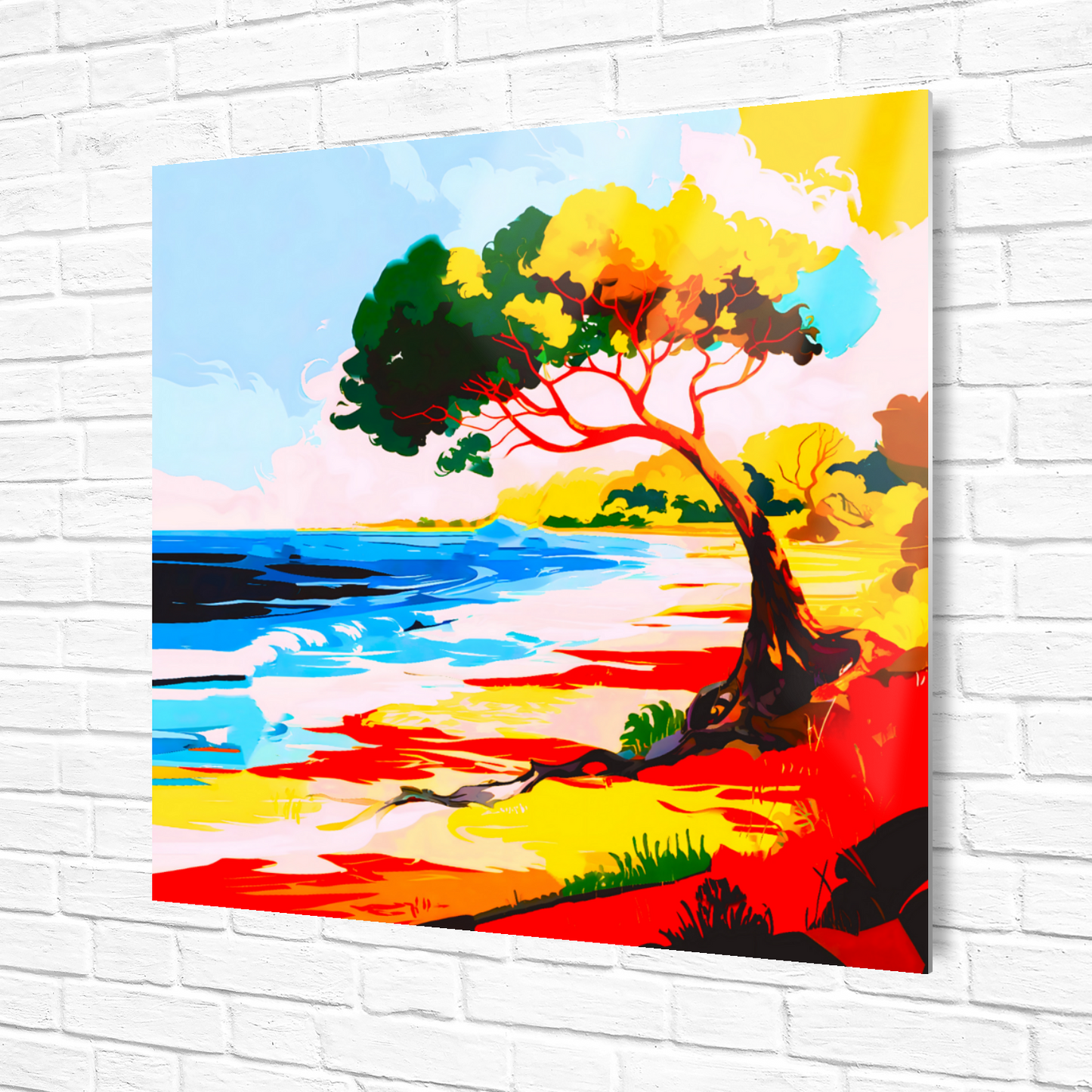 Tropical Beach 4, Printed On High Gloss Aluminium To Enhance Colours And Detail, Unique Images, A Gift To Last A Lifetime...