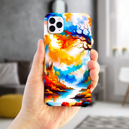 Fantasy Landscape 3, Slim iPhone-Samsung Cases, Full Wrap Technology, Crafted From Premium Polycarbonate, Vivid Colours, Unique Image...