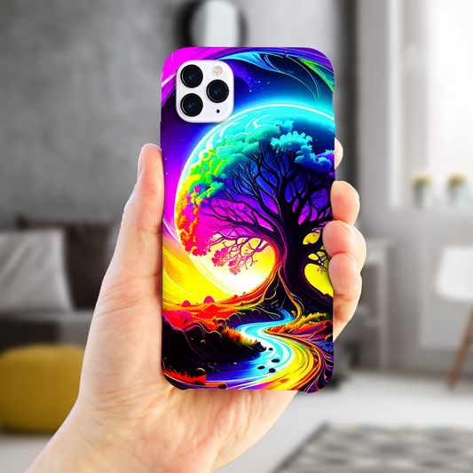 Fantasy Landscape 4, Slim iPhone-Samsung Cases, Full Wrap Technology, Crafted From Premium Polycarbonate, Vivid Colours, Unique Image...