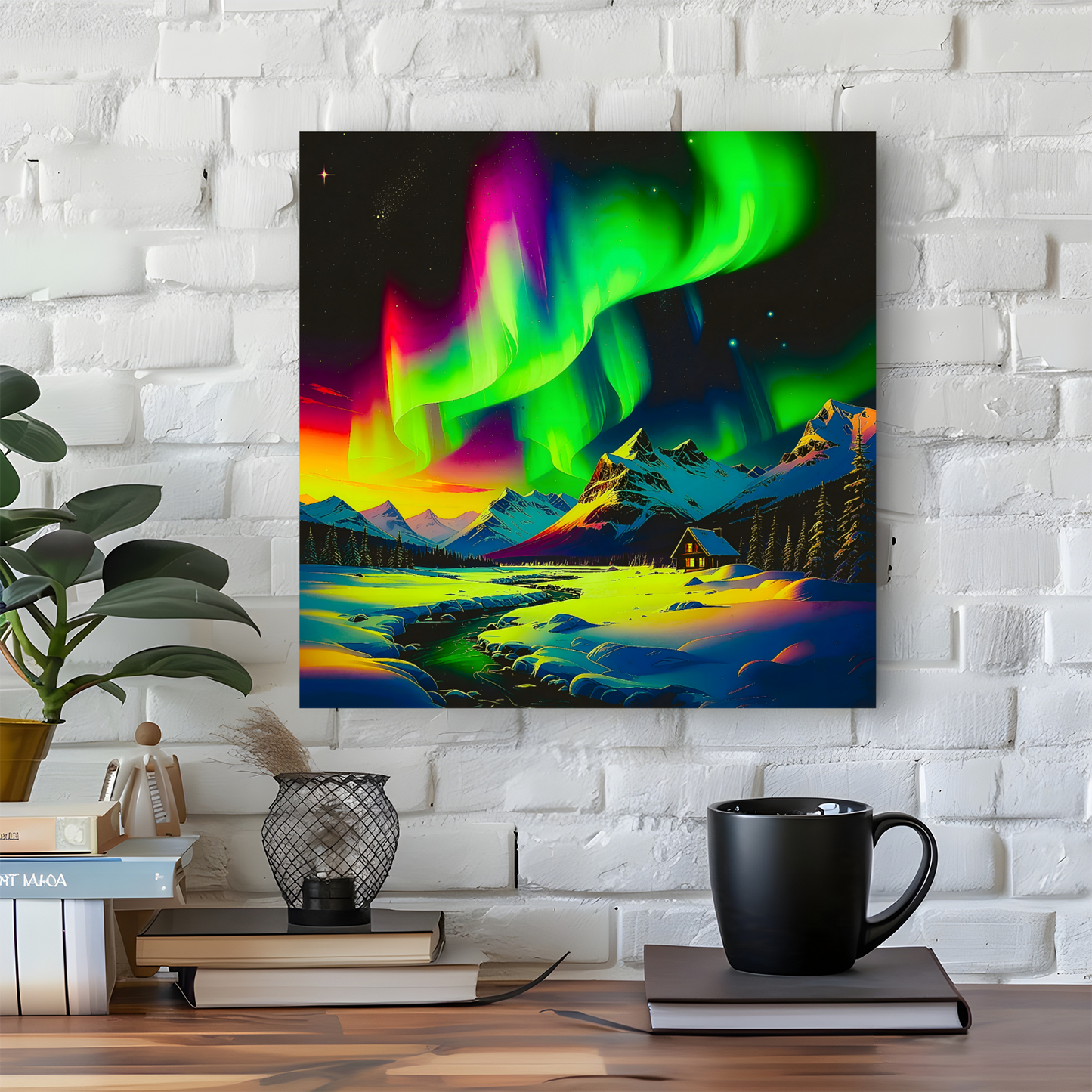Aurora Borealis 1, Printed On Canvas, Vivid Colours, Art Prints, Box Canvas, Unique Images, A Gift To Last A Lifetime...