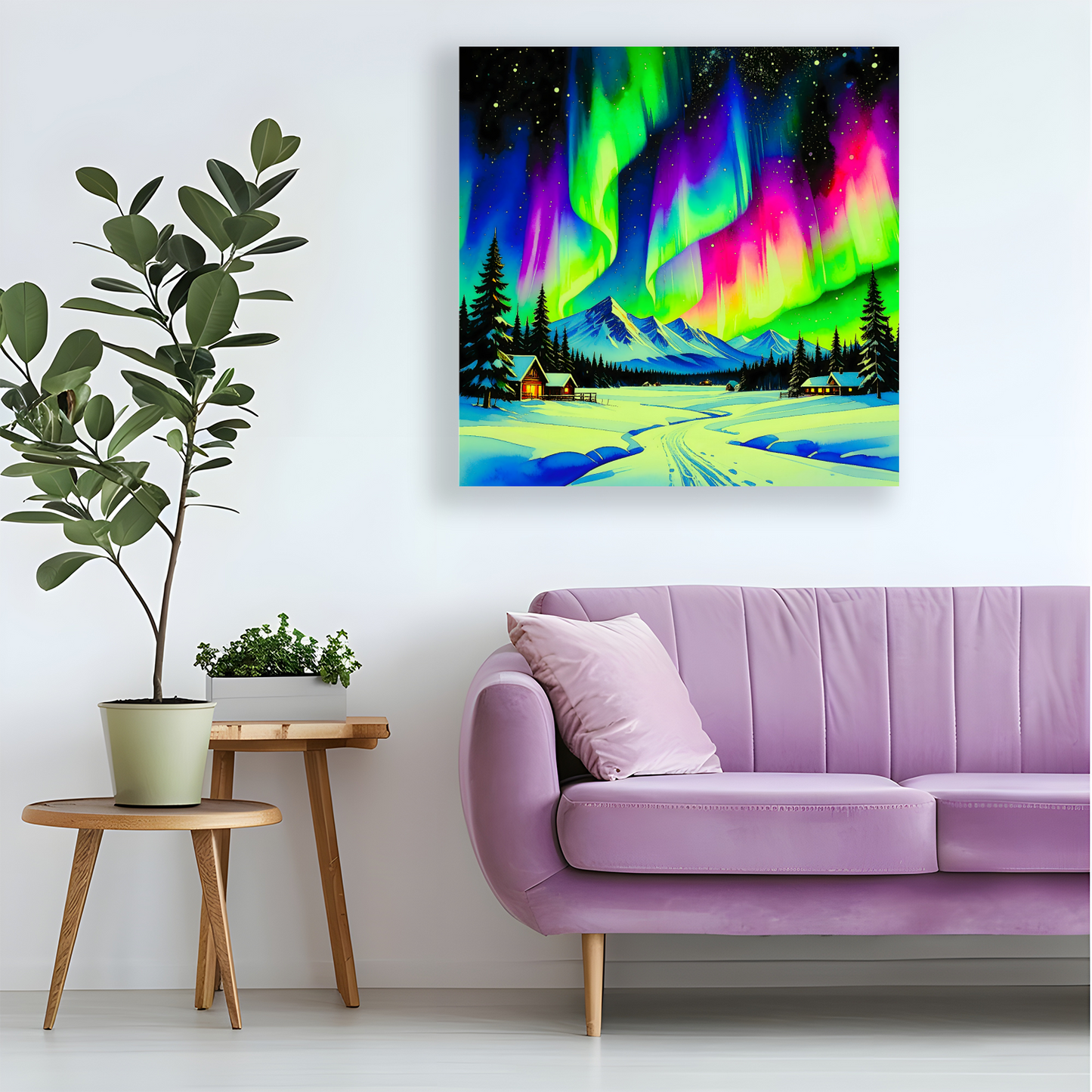 Aurora Borealis 2, Printed On Canvas, Vivid Colours, Art Prints, Box Canvas, Unique Images, A Gift To Last A Lifetime...