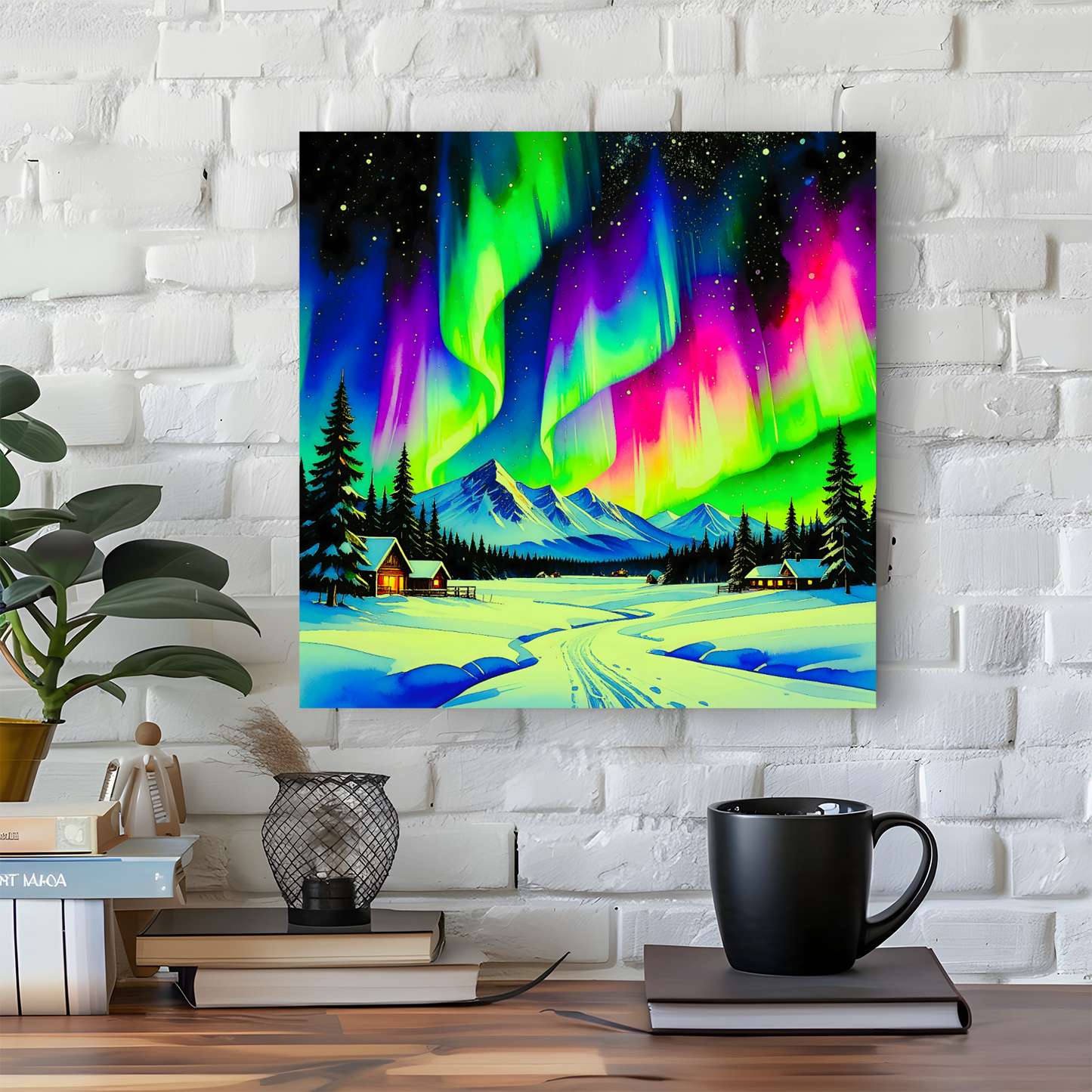 Aurora Borealis 2, Printed On Canvas, Vivid Colours, Art Prints, Box Canvas, Unique Images, A Gift To Last A Lifetime...