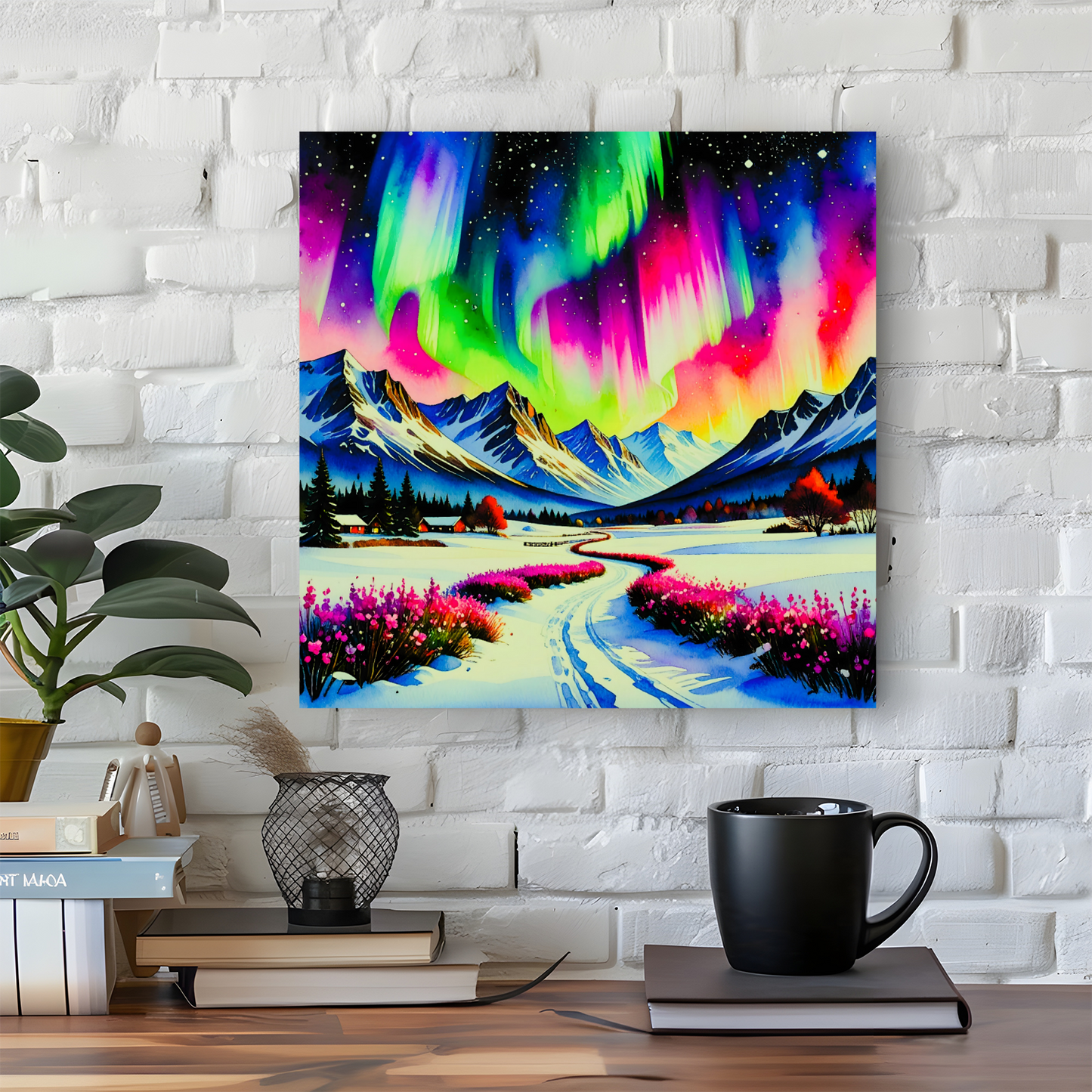 Aurora Borealis 3, Printed On Canvas, Vivid Colours, Art Prints, Box Canvas, Unique Images, A Gift To Last A Lifetime...