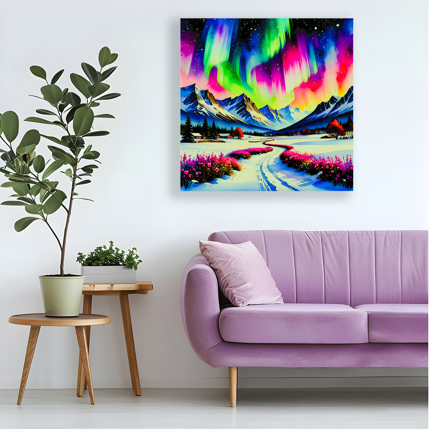 Aurora Borealis 3, Printed On Canvas, Vivid Colours, Art Prints, Box Canvas, Unique Images, A Gift To Last A Lifetime...
