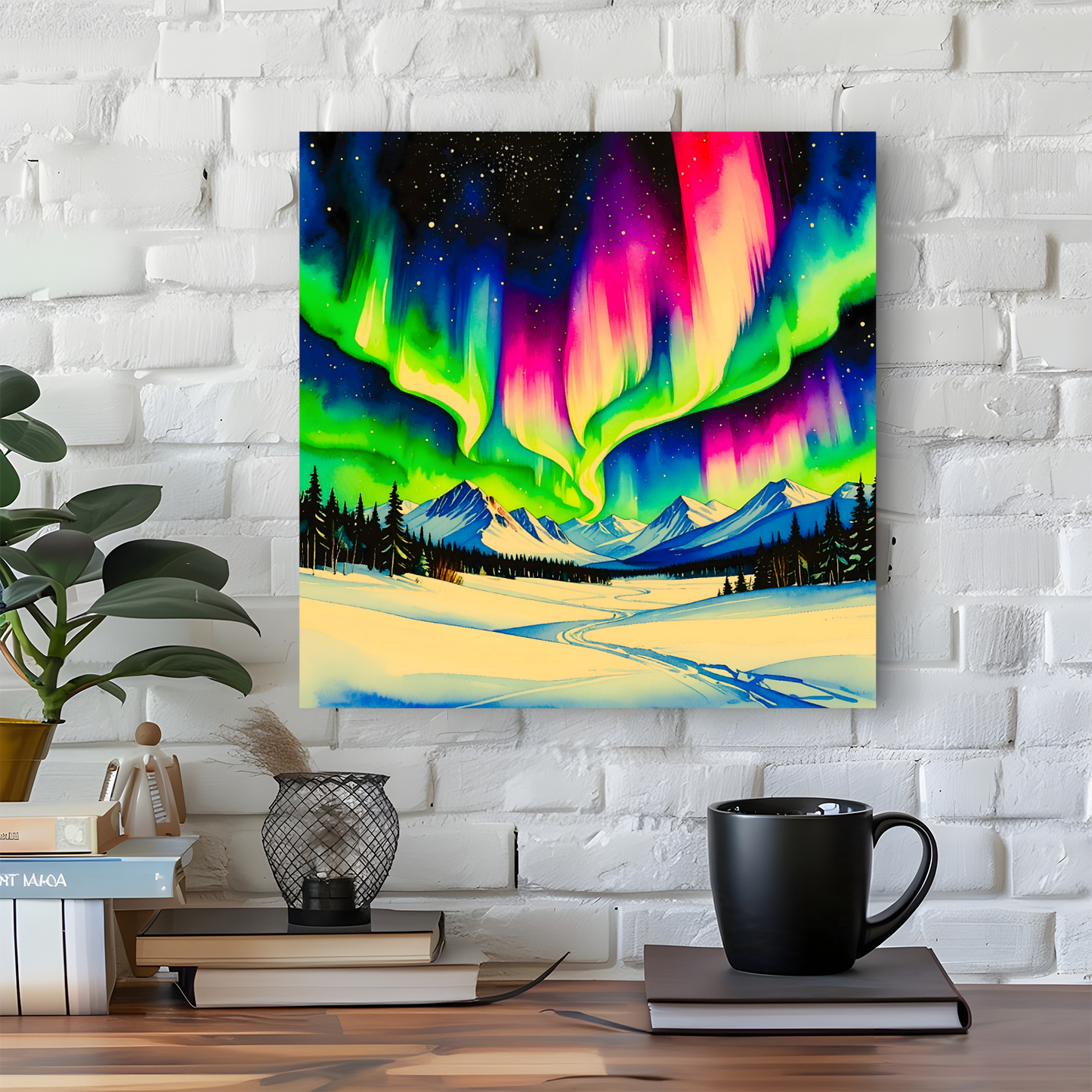 Aurora Borealis 4, Printed On Canvas, Vivid Colours, Art Prints, Box Canvas, Unique Images, A Gift To Last A Lifetime...