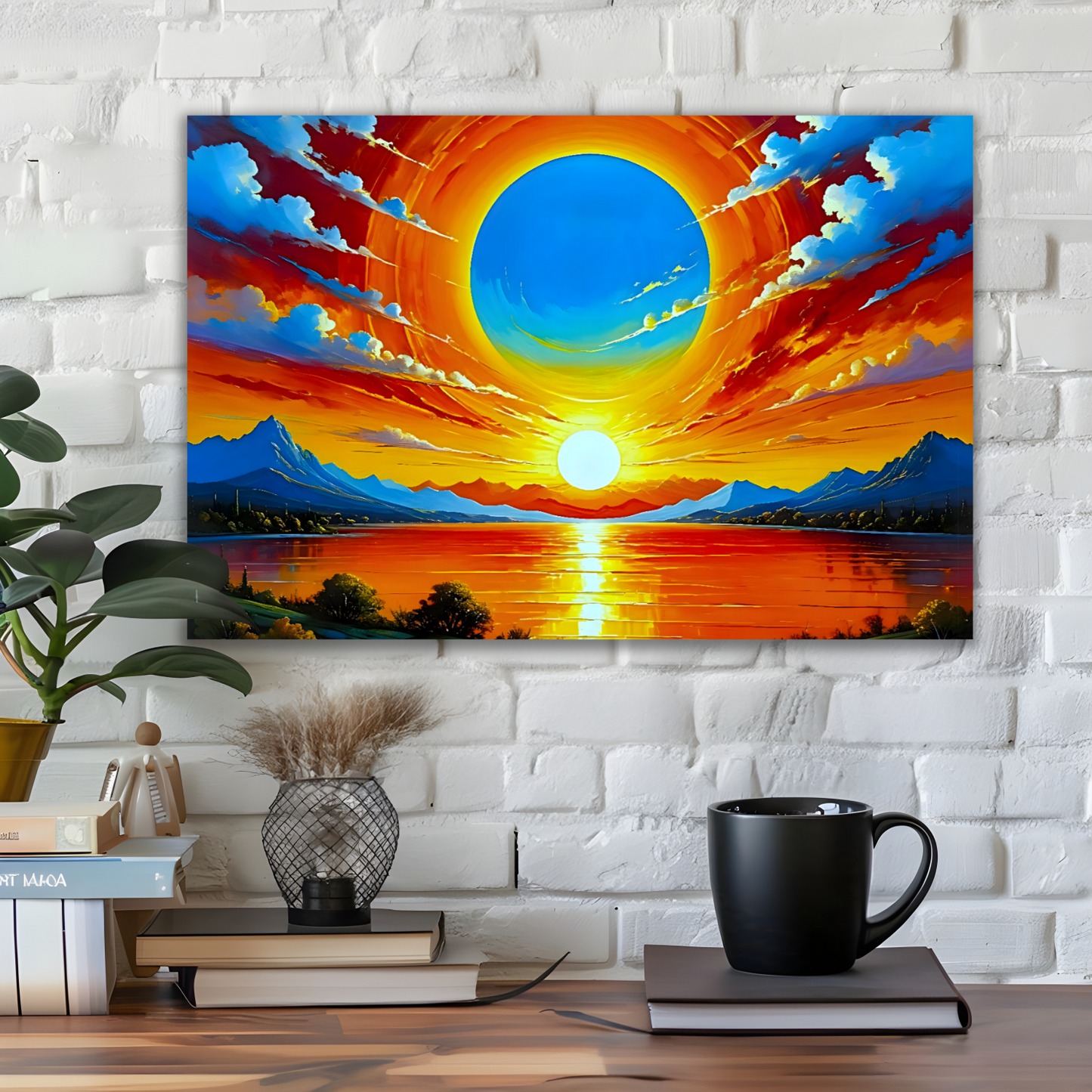 Sunrise 1, Printed On Canvas, Vivid Colours, Art Prints, Box Canvas, Unique Images, A Gift To Last A Lifetime...