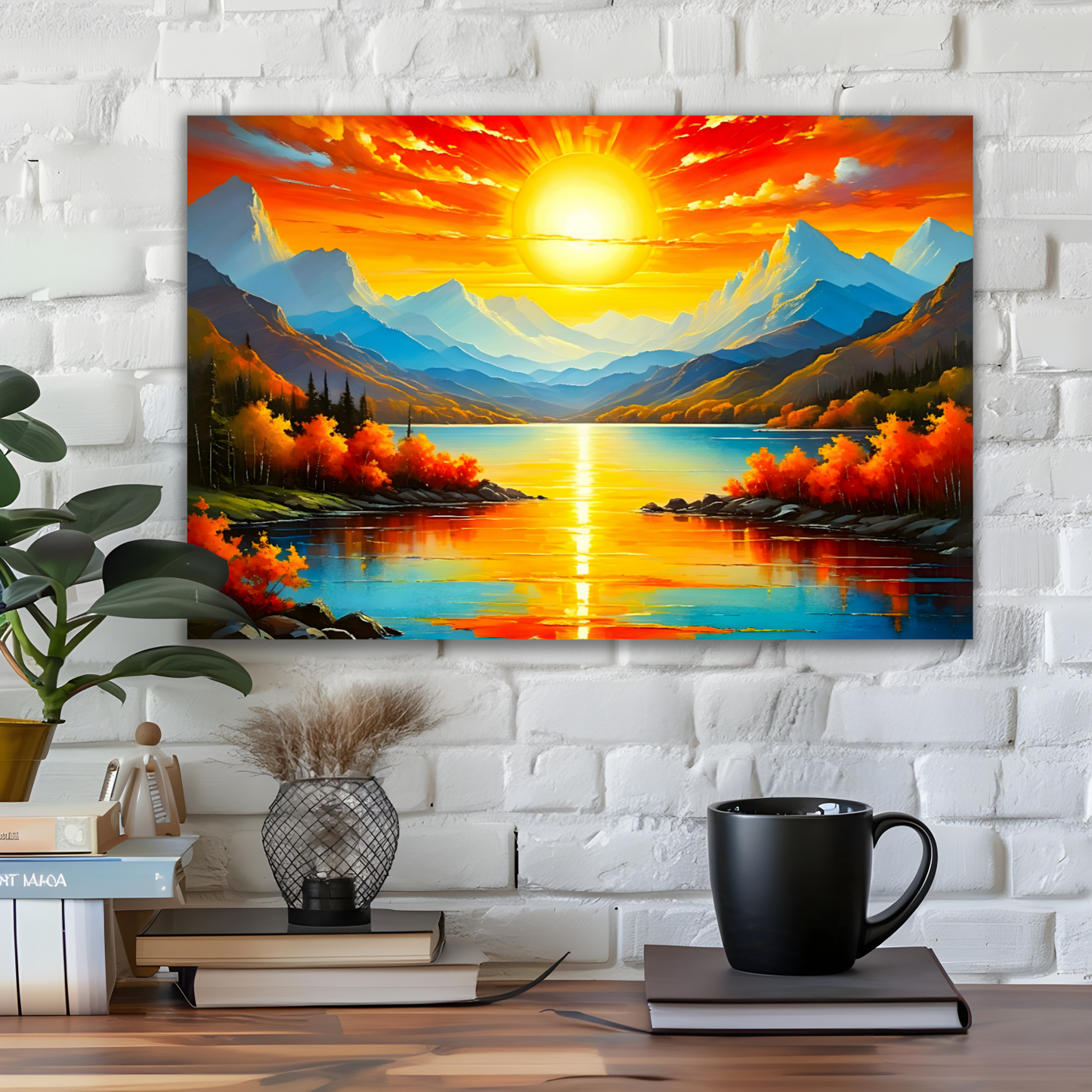 Sunrise 4, Printed On Canvas, Vivid Colours, Art Prints, Box Canvas, Unique Images, A Gift To Last A Lifetime...