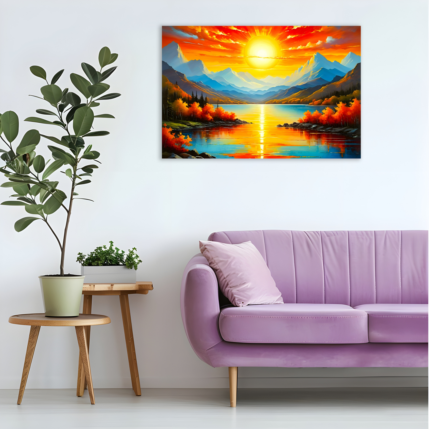 Sunrise 4, Printed On Canvas, Vivid Colours, Art Prints, Box Canvas, Unique Images, A Gift To Last A Lifetime...