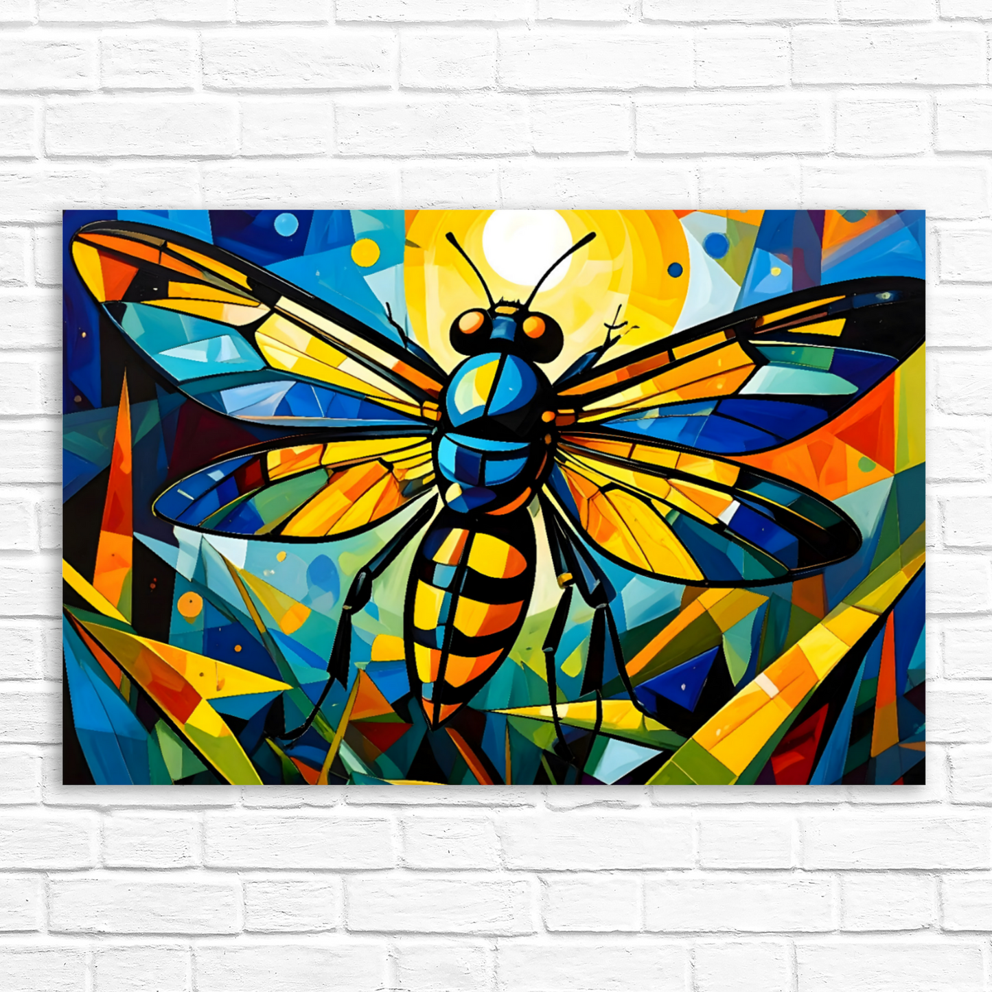 Abstract Firefly 1, Printed On Canvas, Vivid Colours, Box Canvas, Unique Images, A Gift To Last A Lifetime...