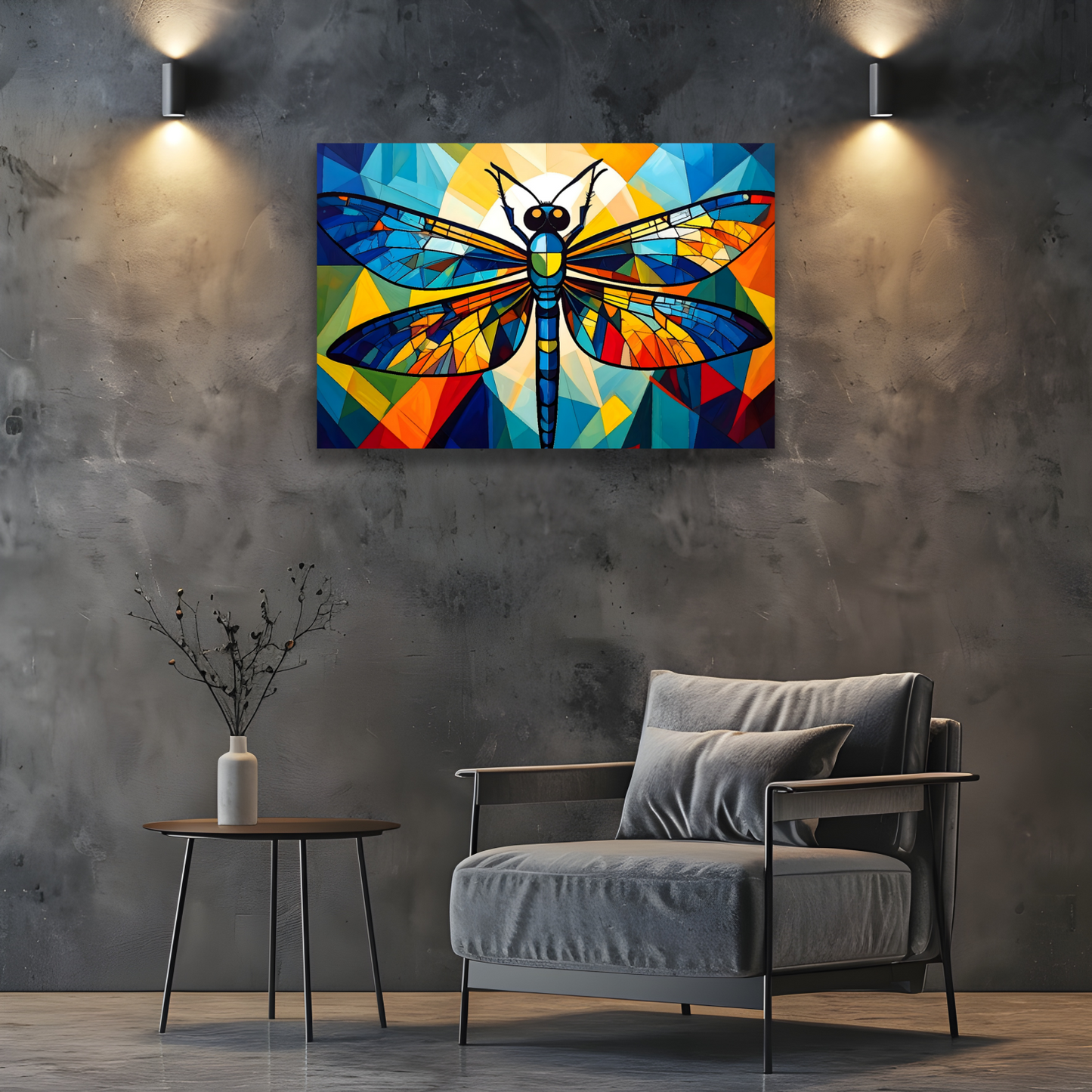 Abstract Firefly 2, Printed On Canvas, Vivid Colours, Box Canvas, Unique Images, A Gift To Last A Lifetime...