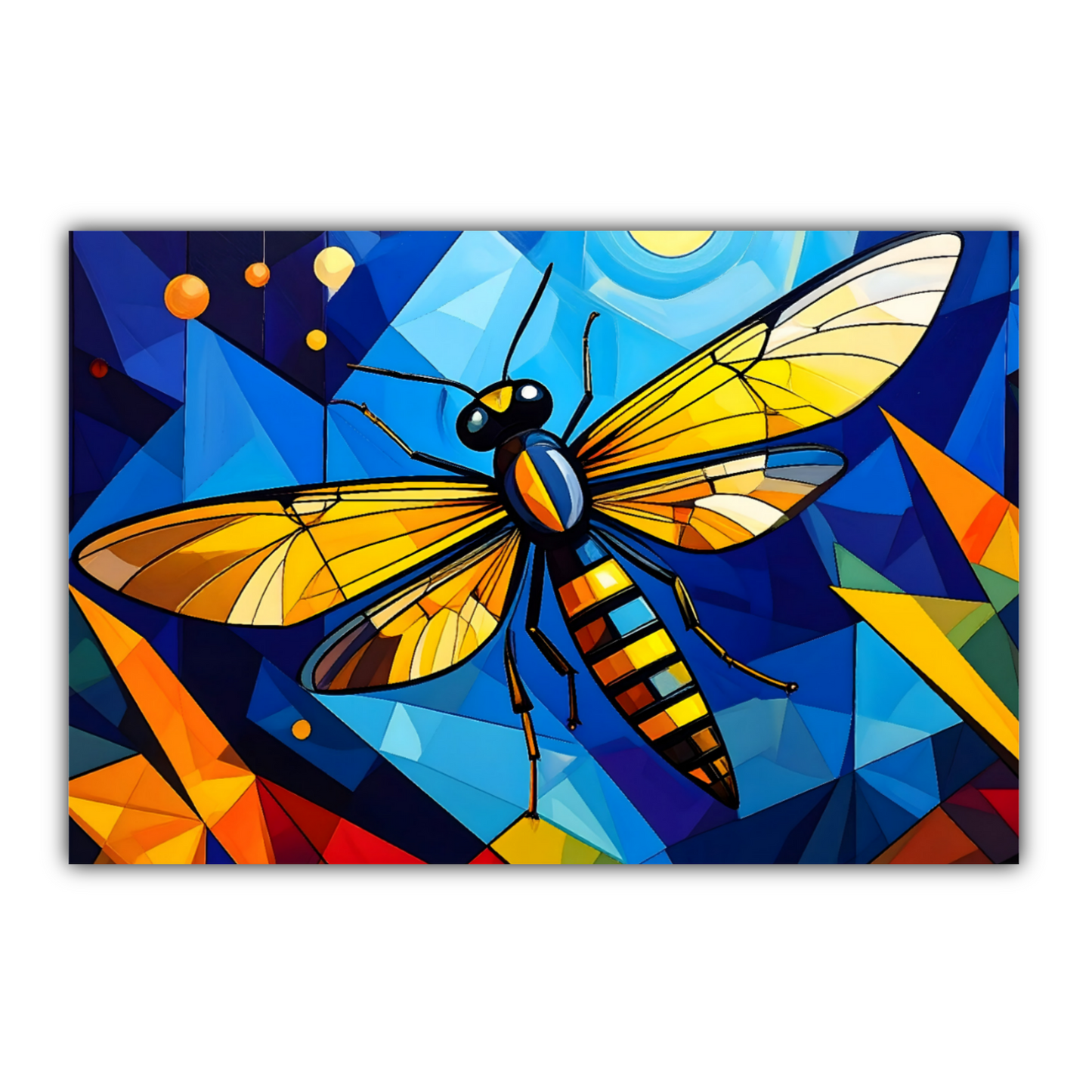 Abstract Firefly 3, Printed On Canvas, Vivid Colours, Box Canvas, Unique Images, A Gift To Last A Lifetime...