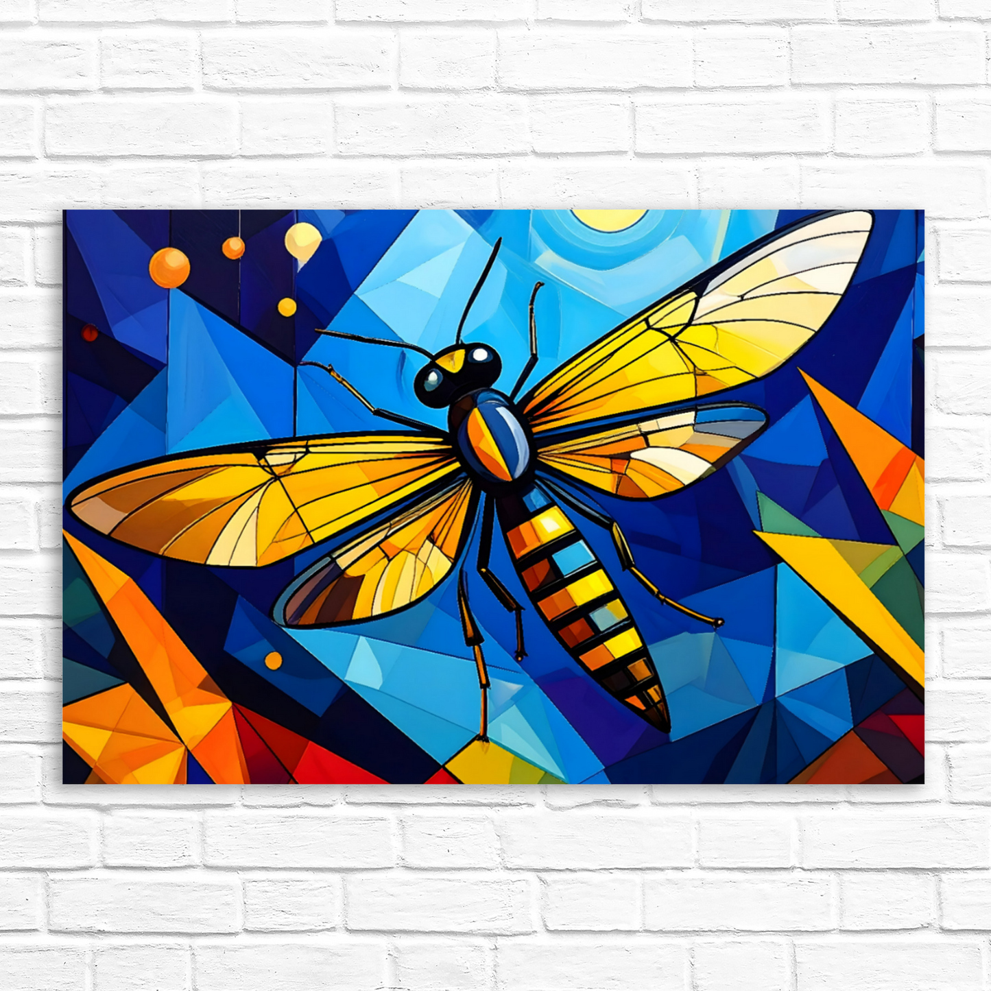 Abstract Firefly 3, Printed On Canvas, Vivid Colours, Box Canvas, Unique Images, A Gift To Last A Lifetime...