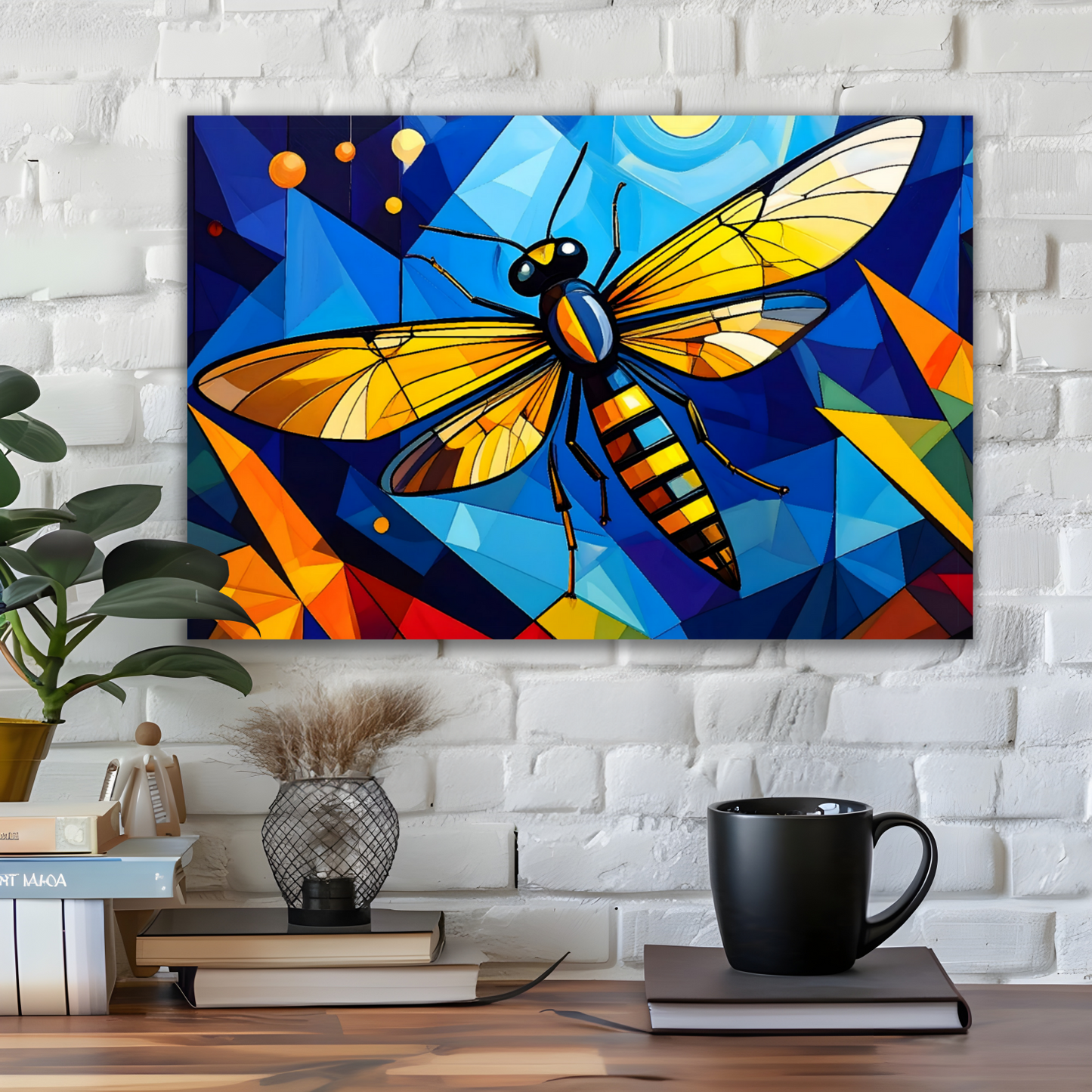 Abstract Firefly 3, Printed On Canvas, Vivid Colours, Box Canvas, Unique Images, A Gift To Last A Lifetime...
