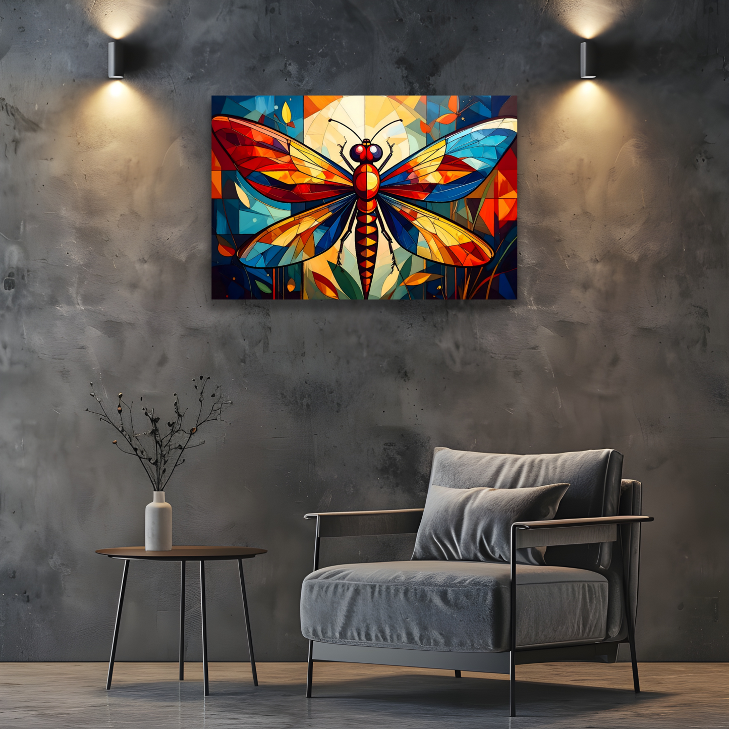 Abstract Firefly 4, Printed On Canvas, Vivid Colours, Box Canvas, Unique Images, A Gift To Last A Lifetime...