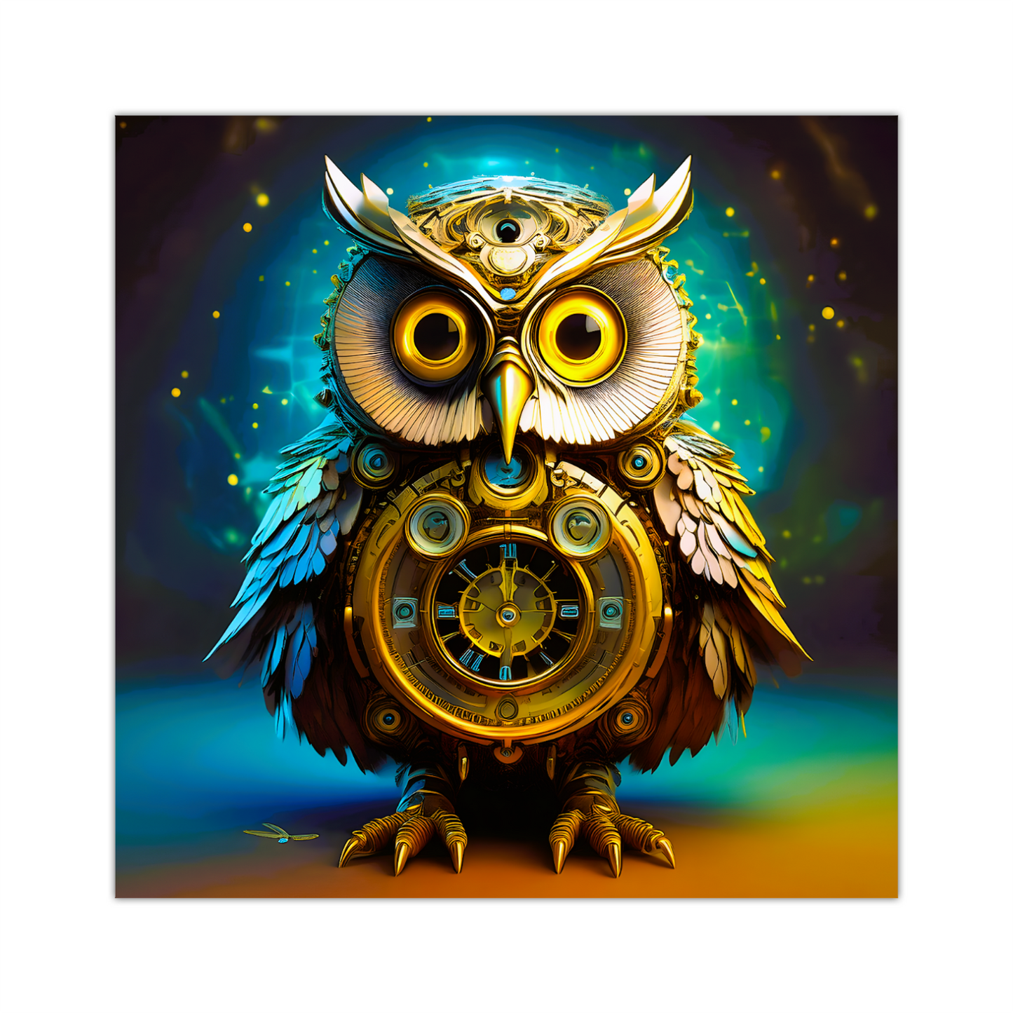 Owl 1, Printed On Canvas, Vivid Colours, Box Canvas, Unique Images, A Gift To Last A Lifetime...