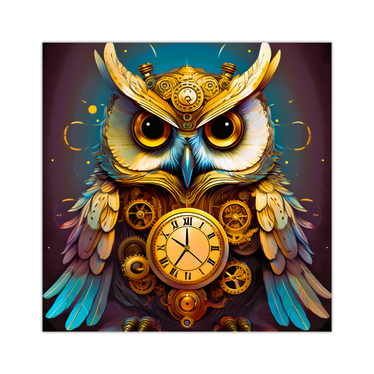 Owl 4, Printed On Canvas, Vivid Colours, Box Canvas, Unique Images, A Gift To Last A Lifetime...