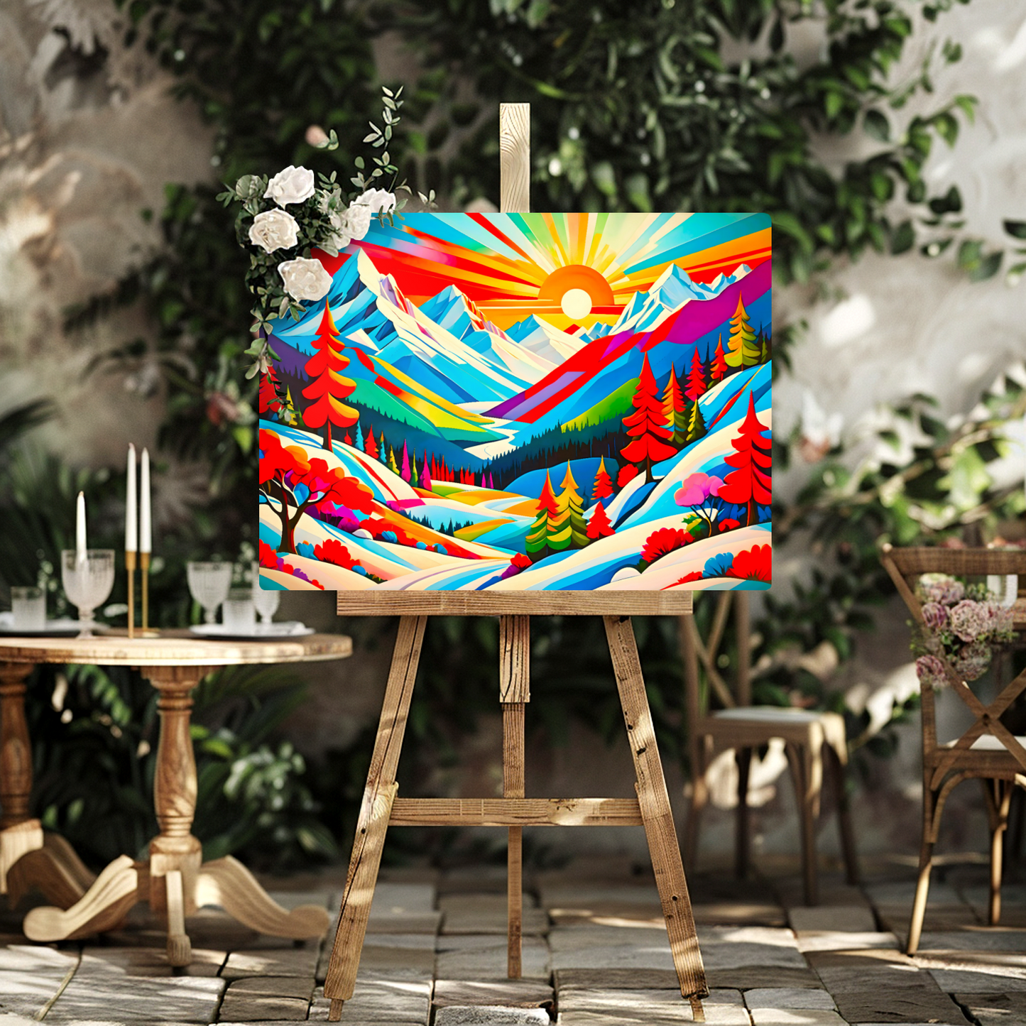 Winter Landscape 1, Printed On High Gloss Aluminium To Enhance Colours And Detail, Unique Images, A Gift To Last A Lifetime...