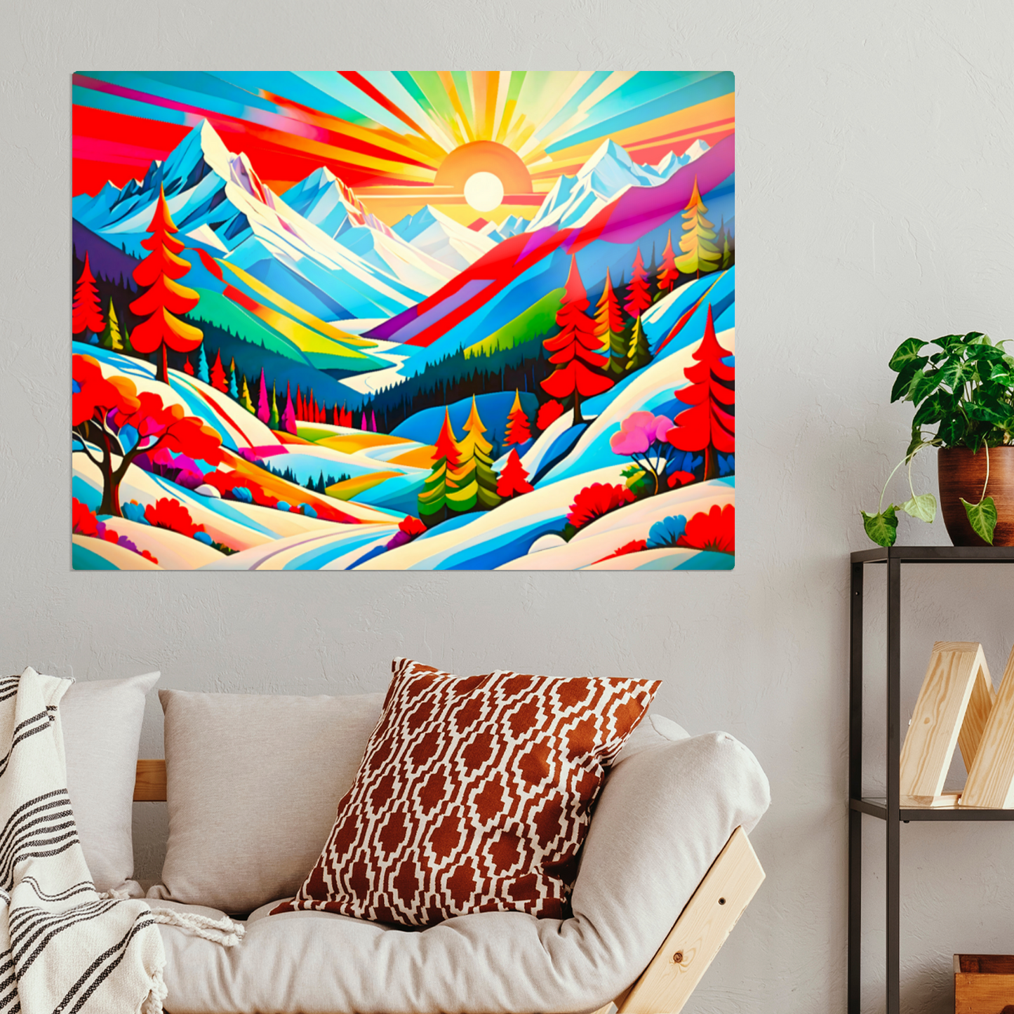 Winter Landscape 1, Printed On High Gloss Aluminium To Enhance Colours And Detail, Unique Images, A Gift To Last A Lifetime...