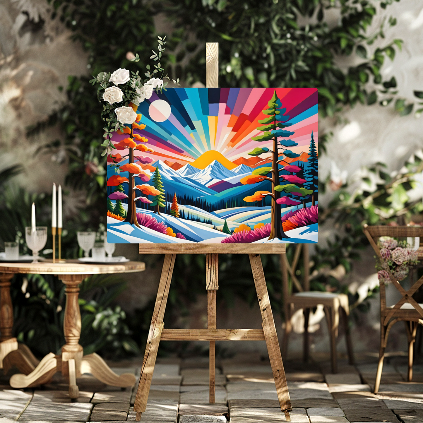 Winter Landscape 2, Printed On High Gloss Aluminium To Enhance Colours And Detail, Unique Images, A Gift To Last A Lifetime...