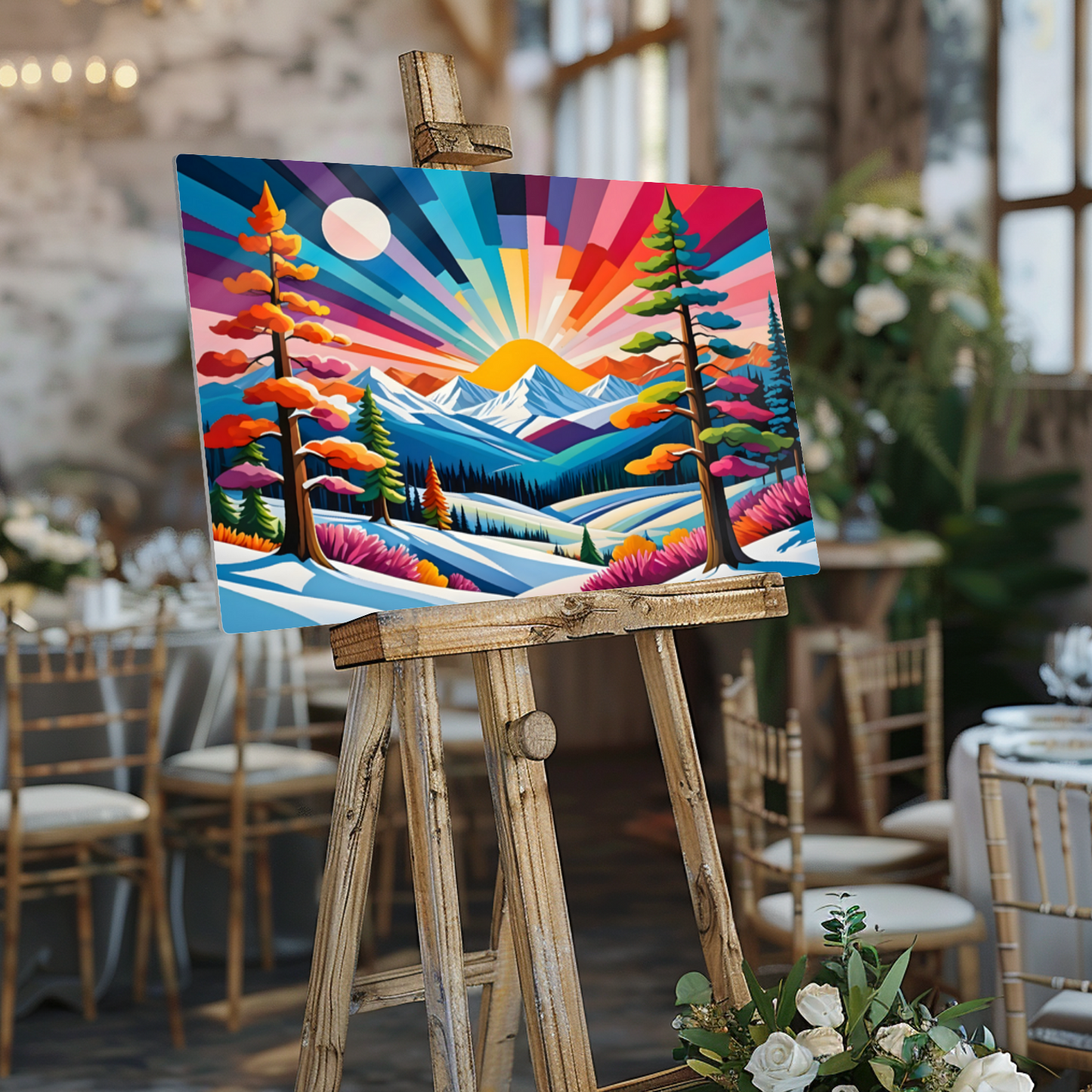 Winter Landscape 2, Printed On High Gloss Aluminium To Enhance Colours And Detail, Unique Images, A Gift To Last A Lifetime...
