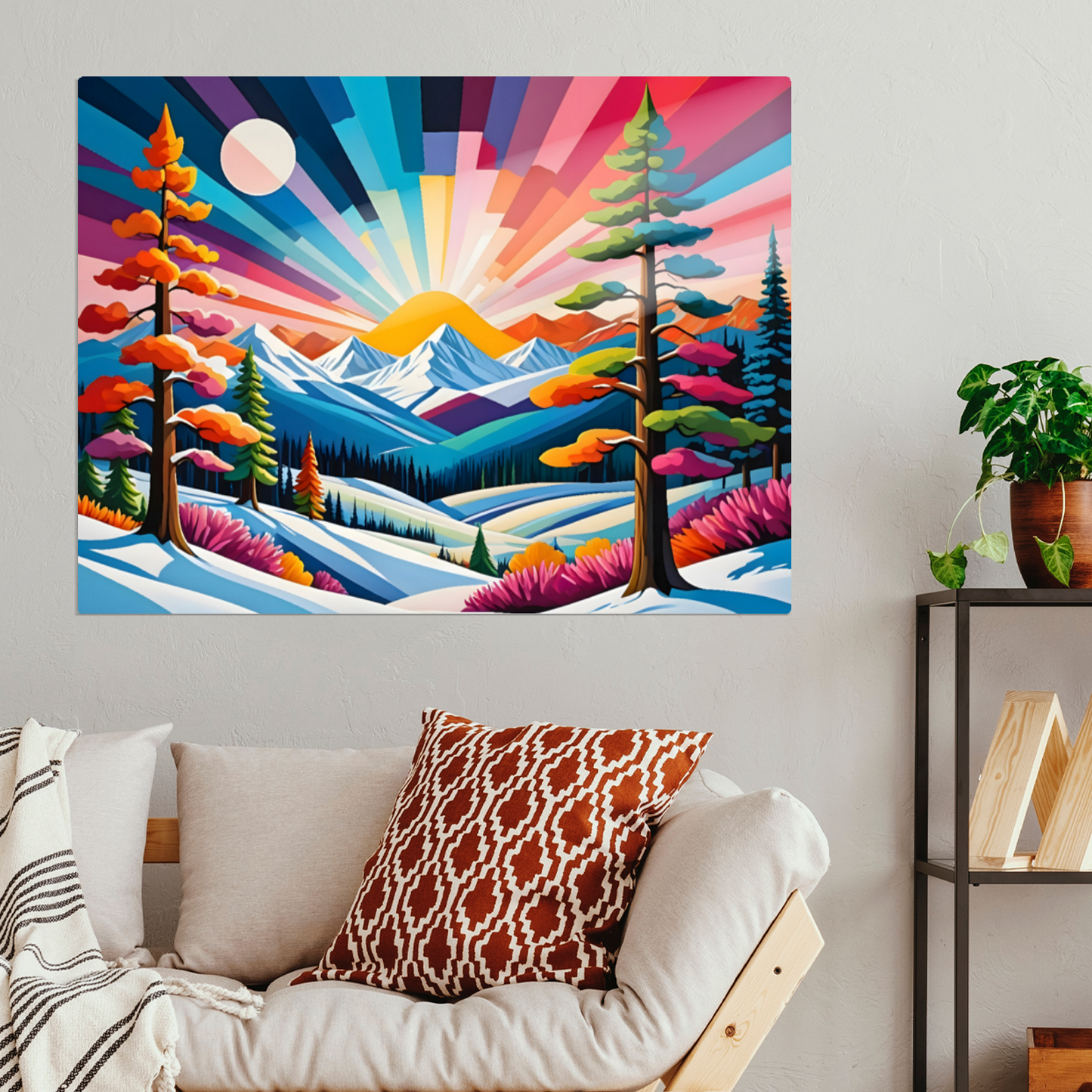 Winter Landscape 2, Printed On High Gloss Aluminium To Enhance Colours And Detail, Unique Images, A Gift To Last A Lifetime...