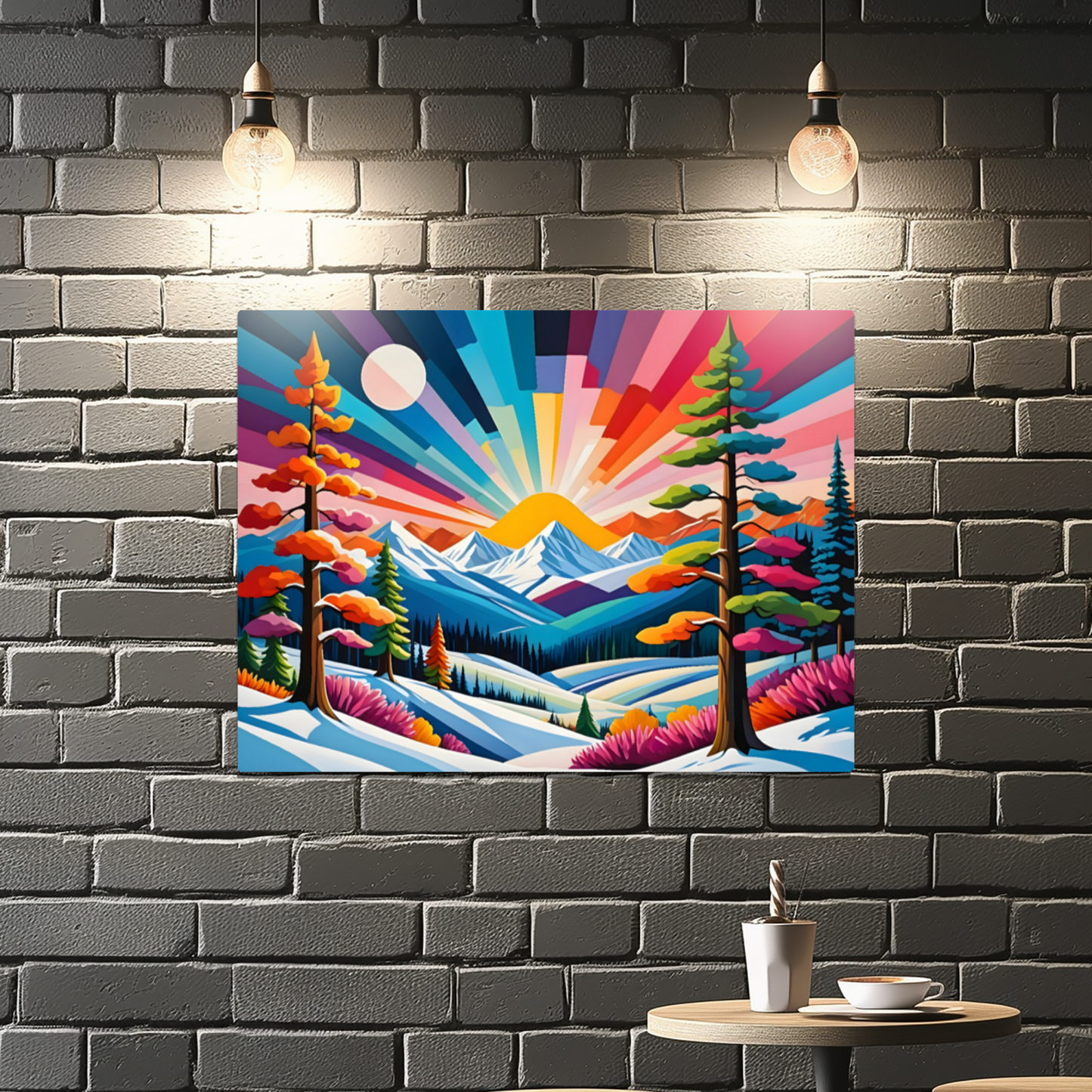 Winter Landscape 2, Printed On High Gloss Aluminium To Enhance Colours And Detail, Unique Images, A Gift To Last A Lifetime...