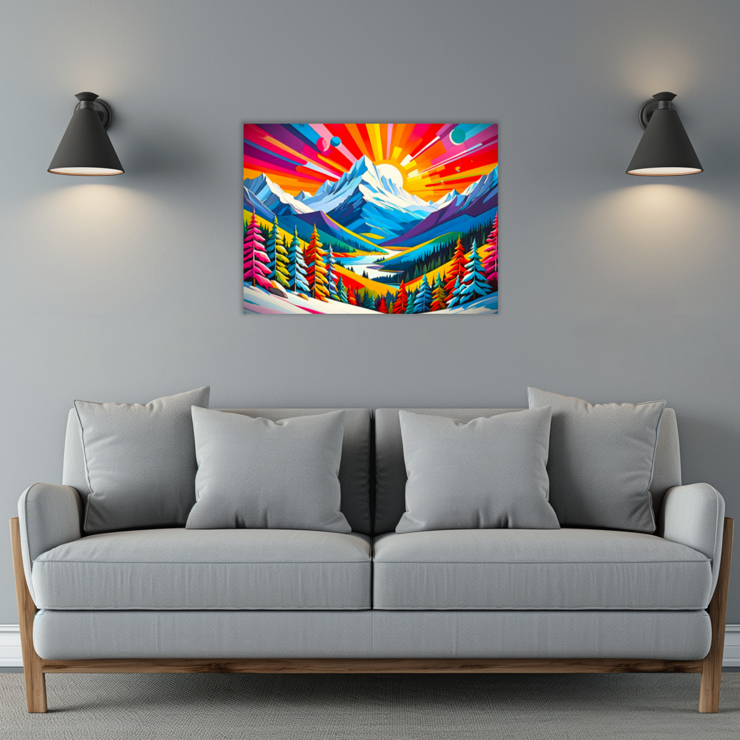 Winter Landscape 3, Printed On High Gloss Aluminium To Enhance Colours And Detail, Unique Images, A Gift To Last A Lifetime...