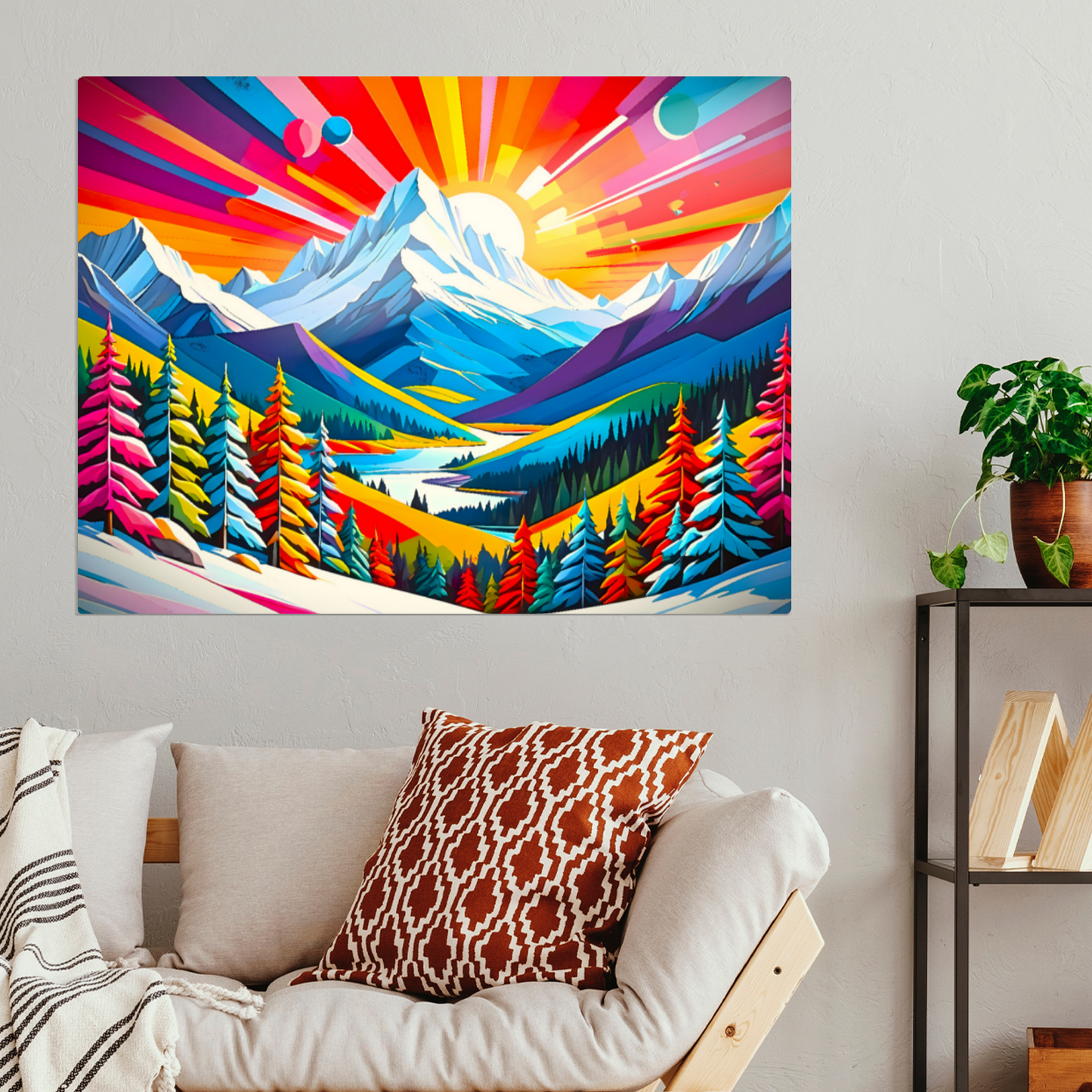 Winter Landscape 3, Printed On High Gloss Aluminium To Enhance Colours And Detail, Unique Images, A Gift To Last A Lifetime...