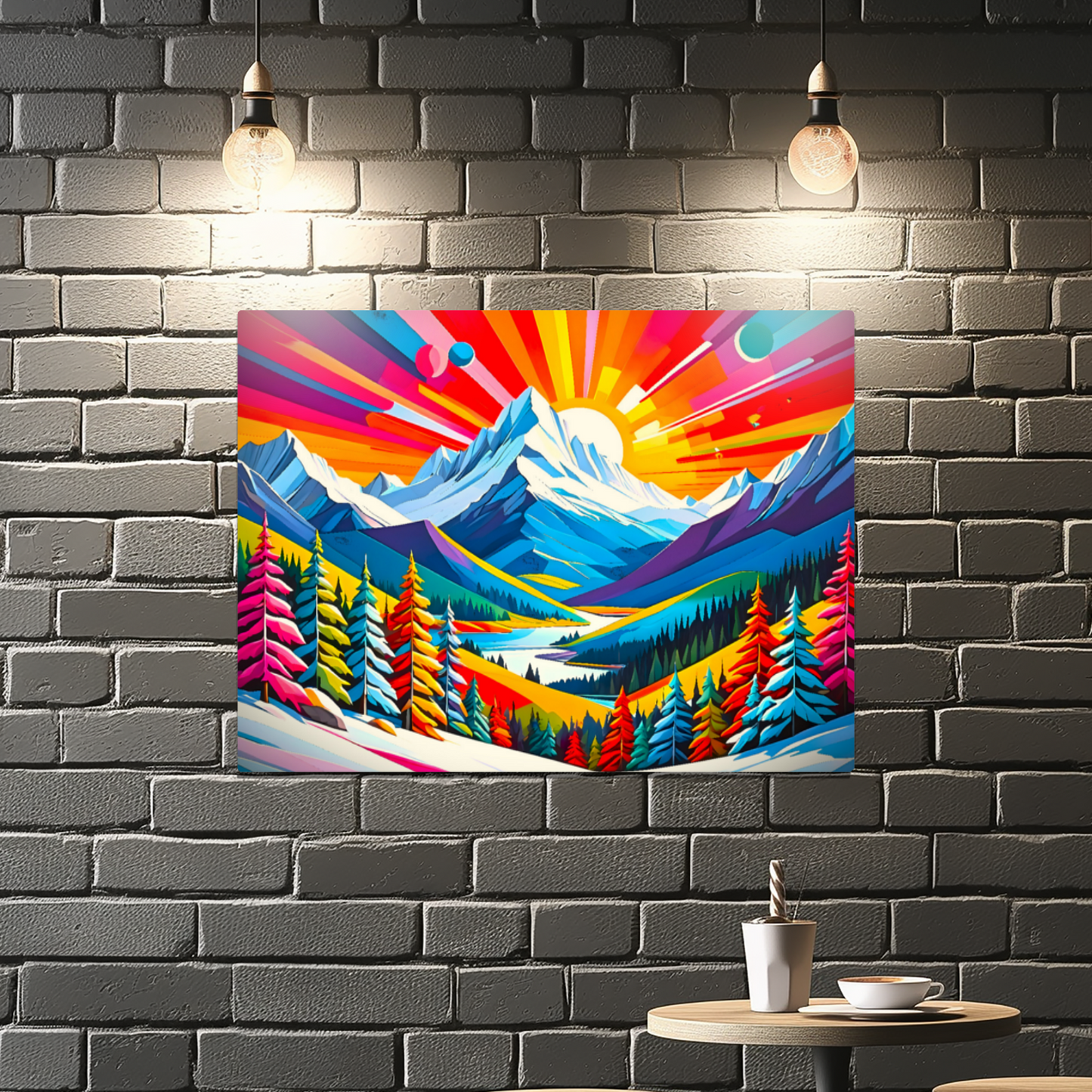 Winter Landscape 3, Printed On High Gloss Aluminium To Enhance Colours And Detail, Unique Images, A Gift To Last A Lifetime...