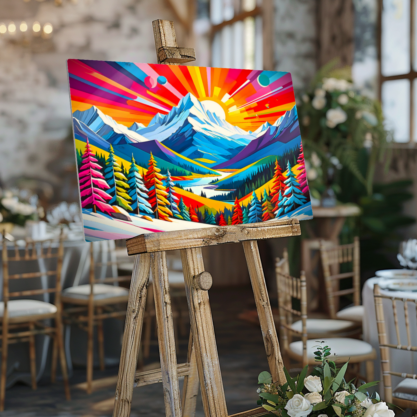 Winter Landscape 3, Printed On High Gloss Aluminium To Enhance Colours And Detail, Unique Images, A Gift To Last A Lifetime...