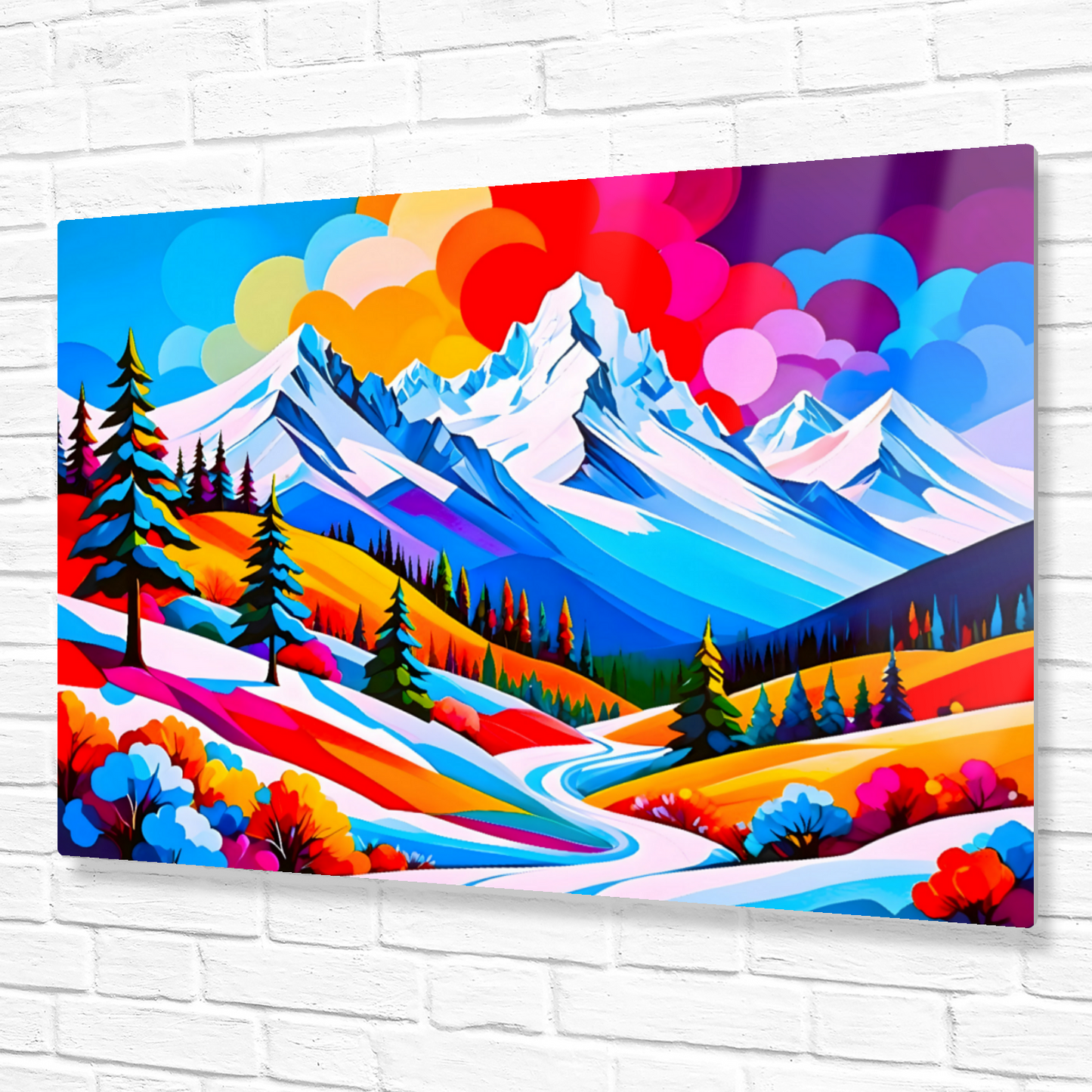 Winter Landscape 4, Printed On High Gloss Aluminium To Enhance Colours And Detail, Unique Images, A Gift To Last A Lifetime...