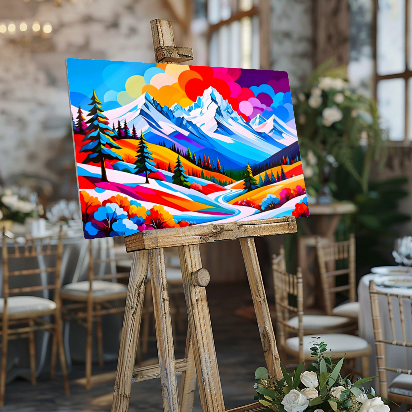 Winter Landscape 4, Printed On High Gloss Aluminium To Enhance Colours And Detail, Unique Images, A Gift To Last A Lifetime...