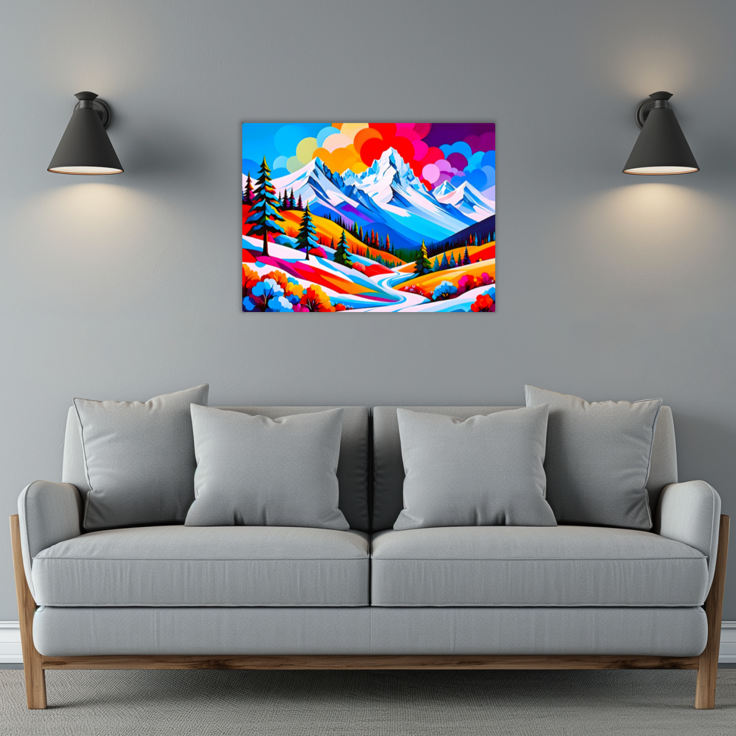 Winter Landscape 4, Printed On High Gloss Aluminium To Enhance Colours And Detail, Unique Images, A Gift To Last A Lifetime...