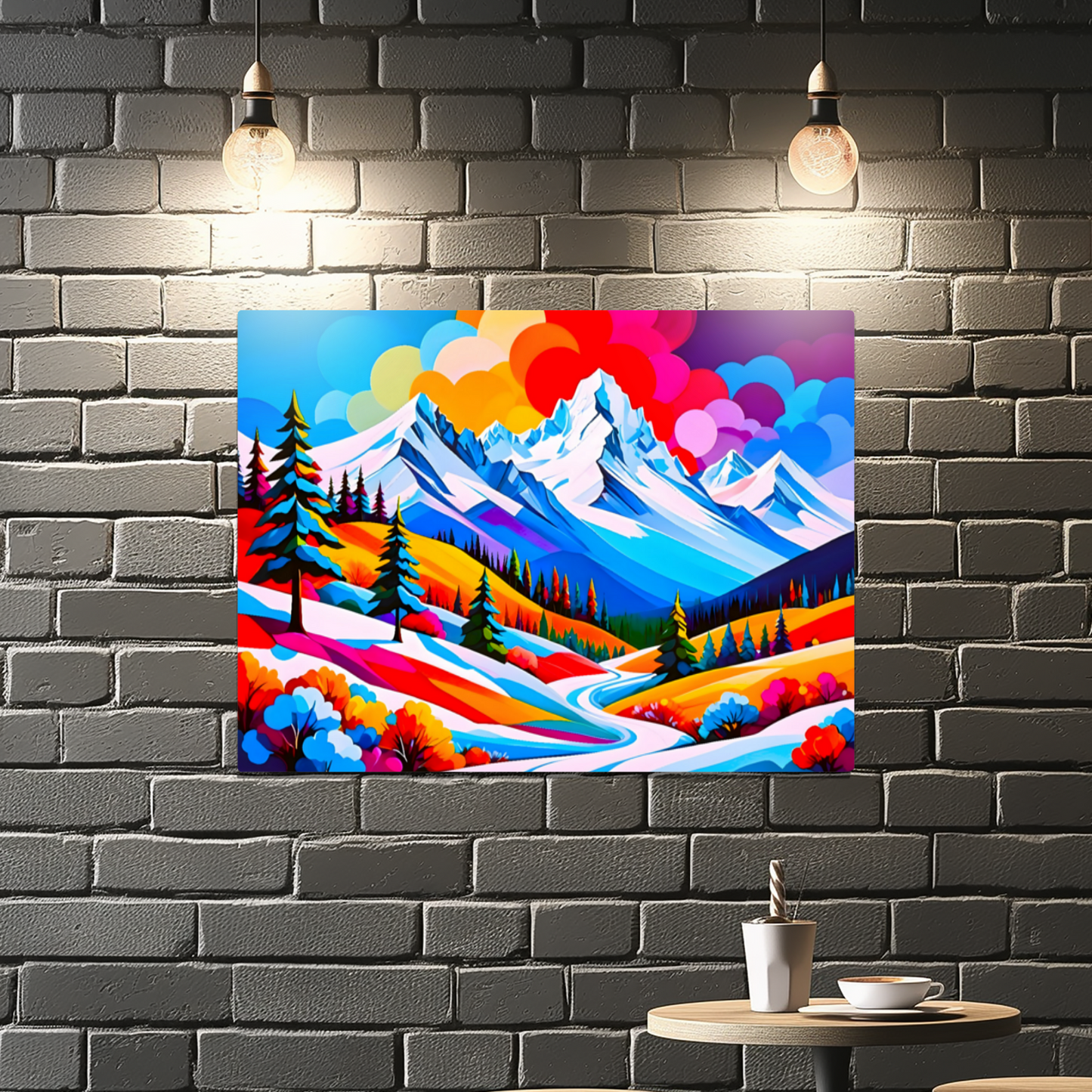Winter Landscape 4, Printed On High Gloss Aluminium To Enhance Colours And Detail, Unique Images, A Gift To Last A Lifetime...