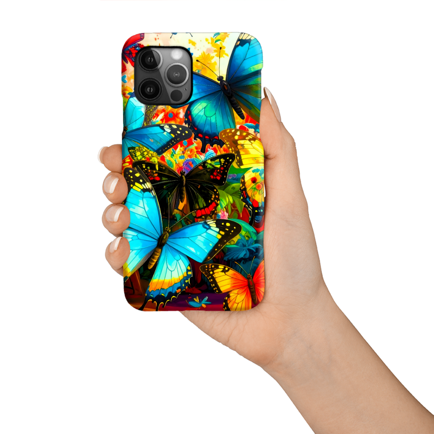 Tough Phone Case, Butterfly 4, Full Wrap Technology, Crafted From Premium Polycarbonate, A Great Gift Idea...
