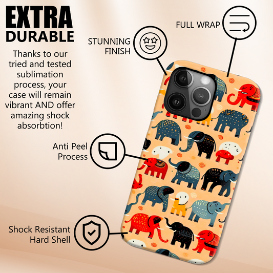 Elephant PH2, Tough Phone Case, Full Wrap Technology, Crafted From Premium Polycarbonate, Great Gift Idea...