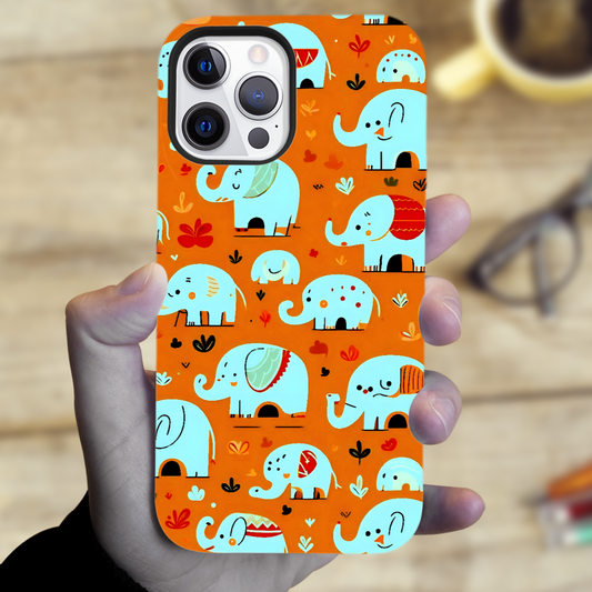 Elephant PH4, Tough Phone Case, Full Wrap Technology, Crafted From Premium Polycarbonate, Great Gift Idea...