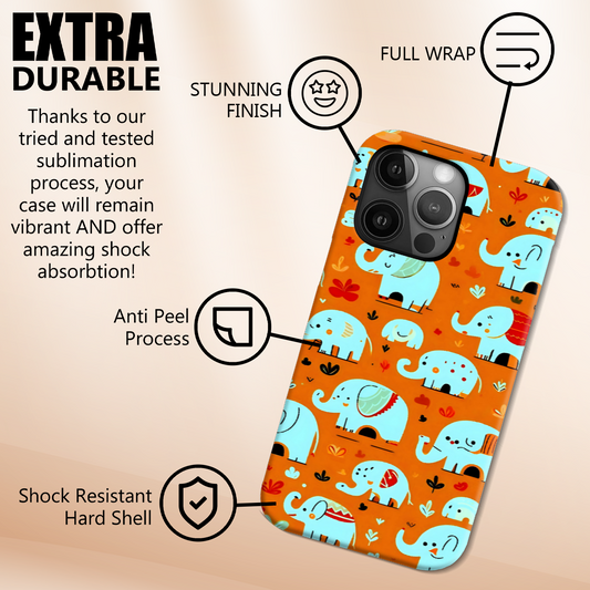 Elephant PH4, Tough Phone Case, Full Wrap Technology, Crafted From Premium Polycarbonate, Great Gift Idea...
