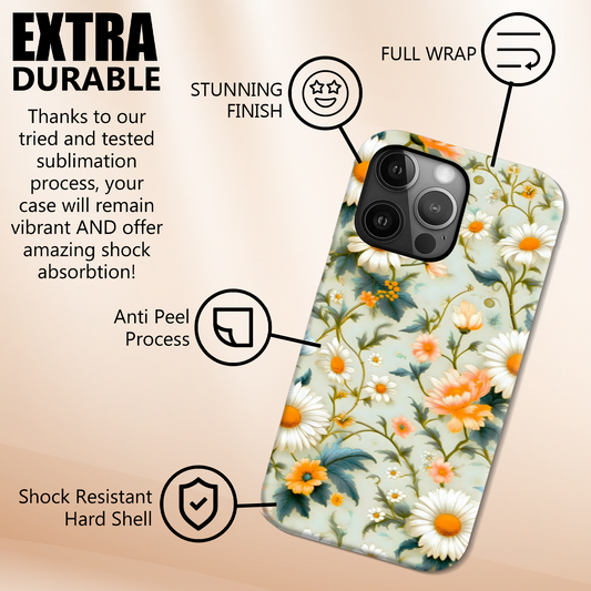 Daisy 1, Tough Phone Case, Full Wrap Technology, Crafted From Premium Polycarbonate, Great Gift Idea...