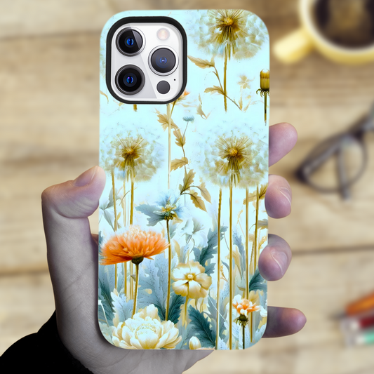 Dandelion 1, Tough Phone Case, Full Wrap Technology, Crafted From Premium Polycarbonate, Great Gift Idea...