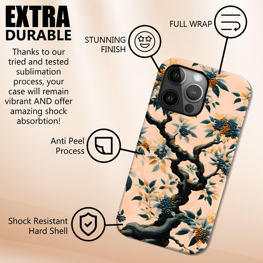 Elderberry 1, Tough Phone Case, Full Wrap Technology, Crafted From Premium Polycarbonate, Great Gift Idea...